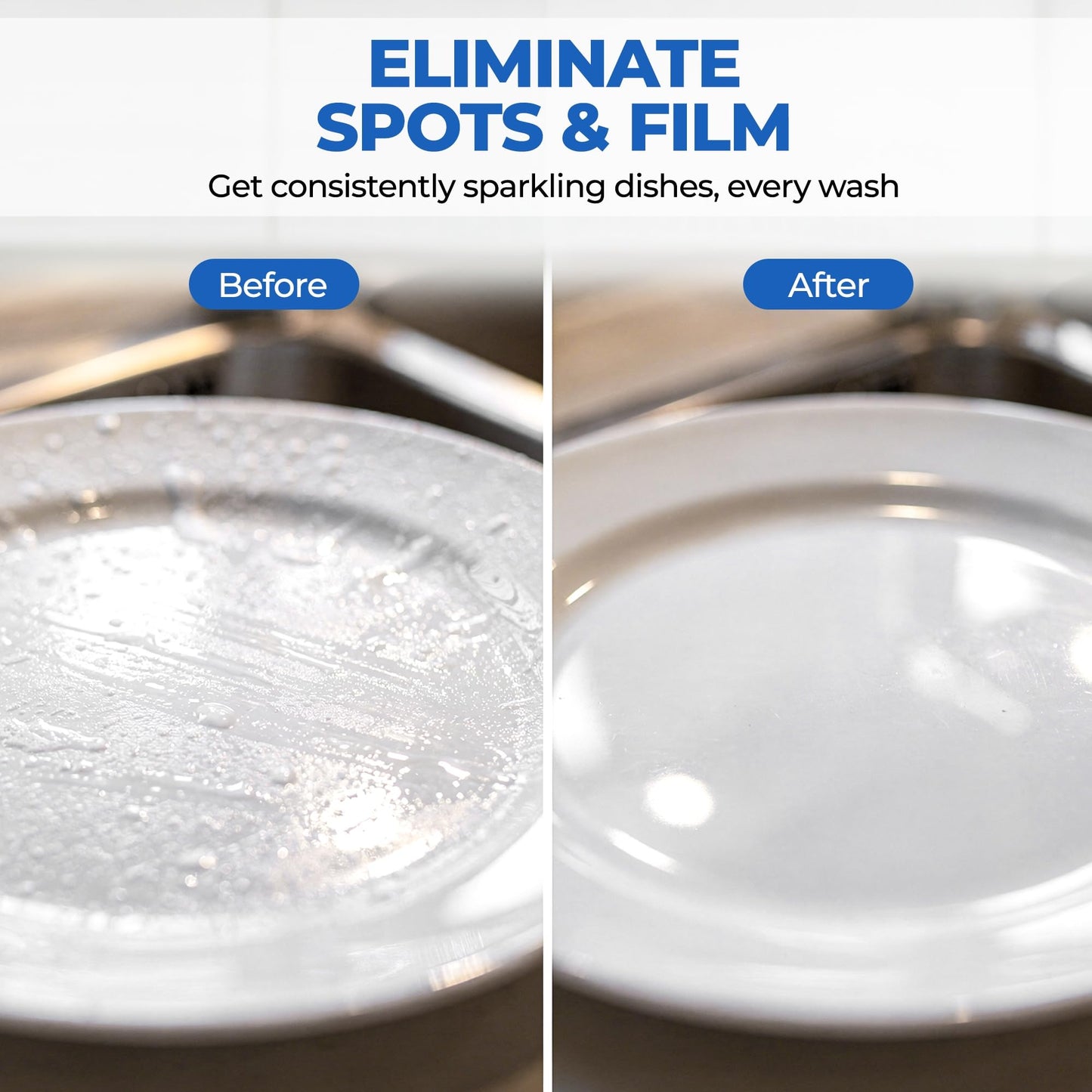 Aromasong Dishwasher Salt 10 LB - 100% Natural Water Softening Agent for Cleaner Dishes & Washer Reactivation - Compatible with Bosch, Miele, Whirlpool, Thermador, and more.