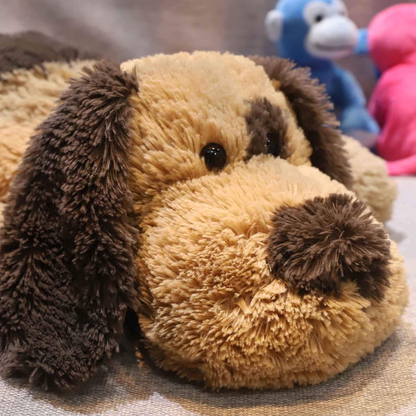 WEIGEDU Floppy Stuffed Dog Puppy Plush Toy, Huggable Beagle Labrador Retriever Stuffed Animal Dogs for Kids Girls Boys Baby Birthday Gift, 50.8cm, Brown