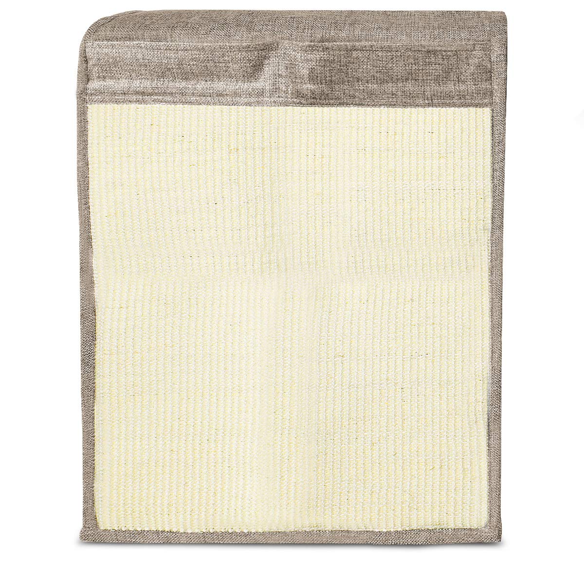 Navaris Cat Scratch Armrest Organizer - Sisal Furniture Protector Scratching Pad for Cats - Scratcher Mat Cover for Sofa Couch Armchair - Light Brown