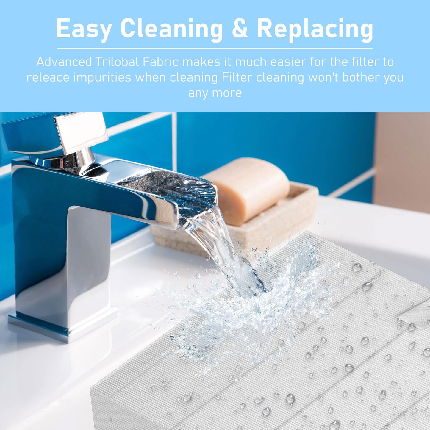 10-00814 Hot Tub Spa Simplicity Flat Filters Compatible with Bullfrog M Series M6 M7 M8 M9, Swim Series S150 S180XD S200 and A Series A5 A6 A7 A8 A9 (2023 to Present) 6 Pack