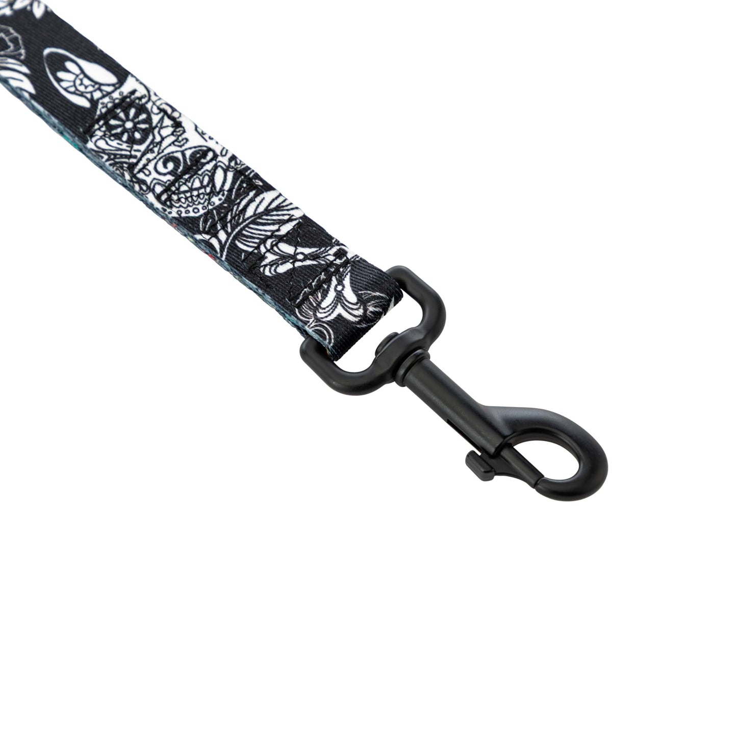 Wolfgang Heavy Duty Dog Leash, Pull-Tested to Over 800 lbs for Walking & Training, LosMuertos Print, Dual Handle Large