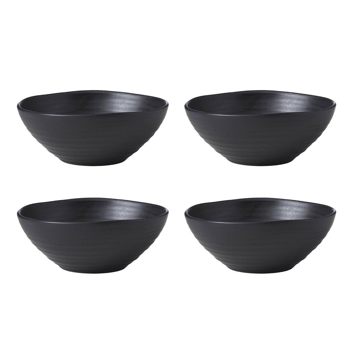 Oneida 895938 Ridge Black 12 Piece Dinnerware Set