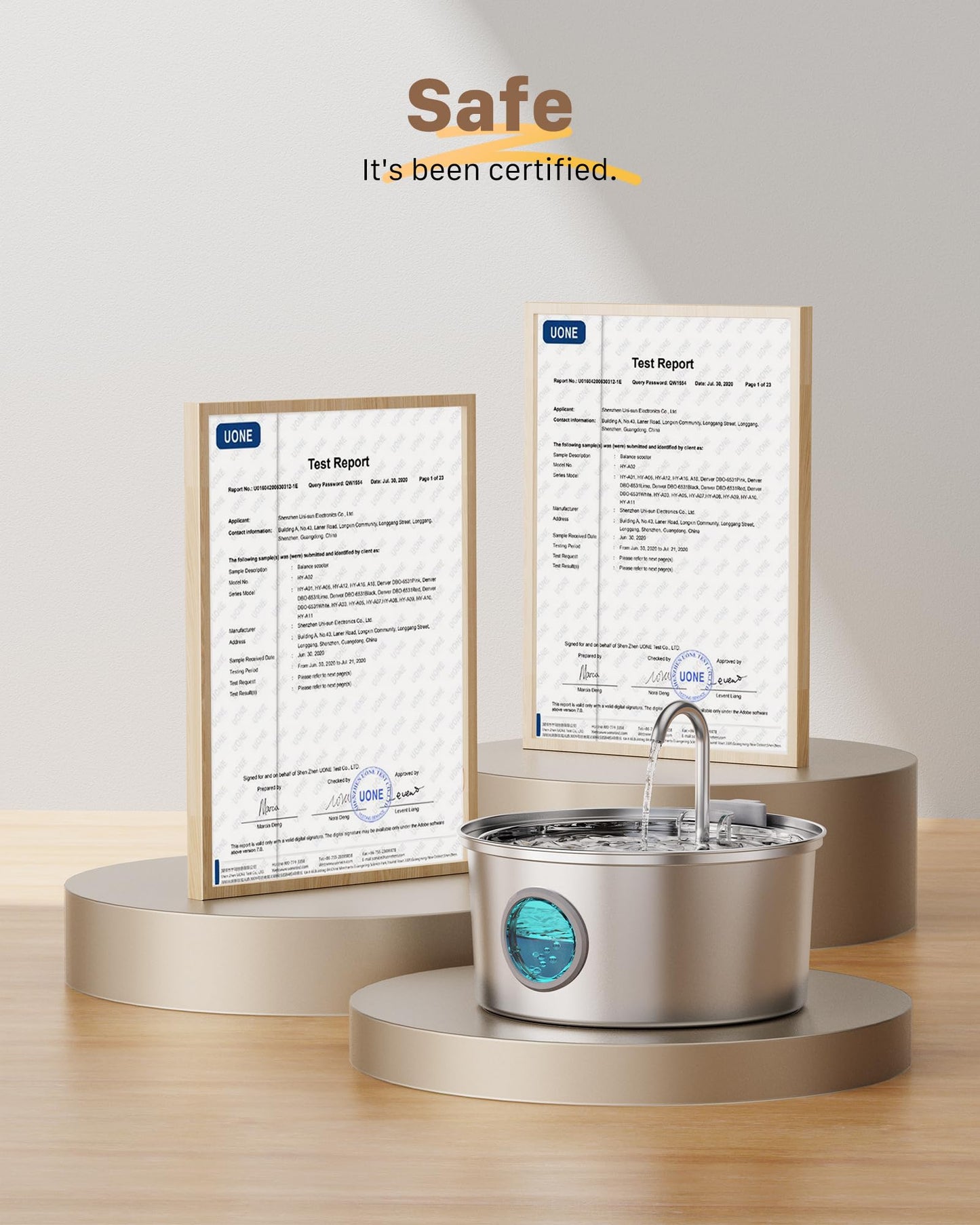 Cat Water Fountain with 6 Filters + 3 Sponge Filters: 108oz/3.2L Cat Fountain - Quiet Water Fountain Indoor Cat - Pet Water Fountain - Water Fountain - Cat Water Fountain Stainless Steel - FOFNON