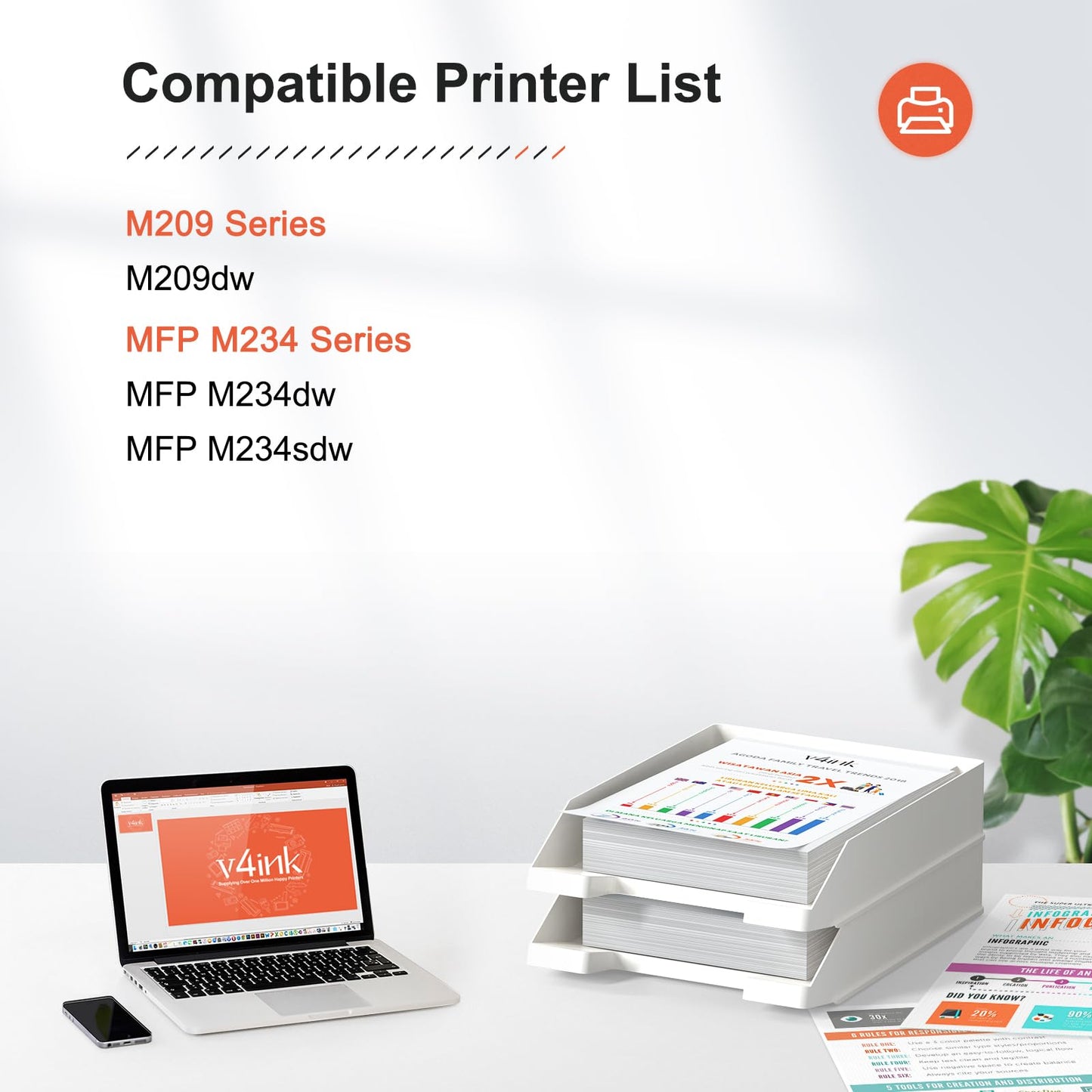 134X 134A Toner Cartridge MFP M234dw Toner Replacement for HP 134X W1340X 134A W1340A High Yield Black Toner for HP LaserJet M209 M209dw,MFP M234dw M234sdw M234sdn Printer(with Chip,1 Black)