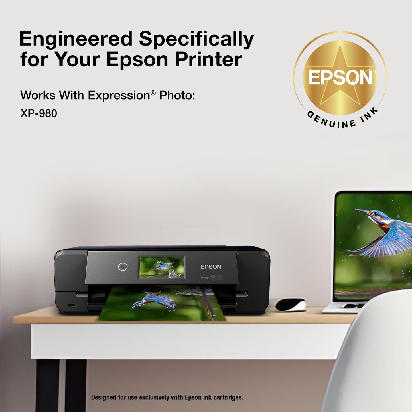 EPSON 279 Claria Photo HD Ink High Capacity Black Cartridge (T279XL120-S) Works with Expression Photo XP-980