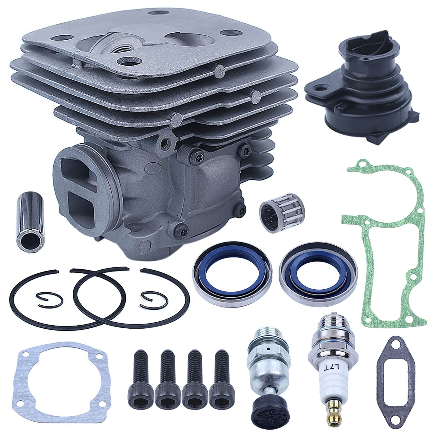 Adefol 50mm Cylinder Piston Gasket Kit for 365 372XP X-Torq Husqvarna Chainsaw Replacement 575 25 57-02