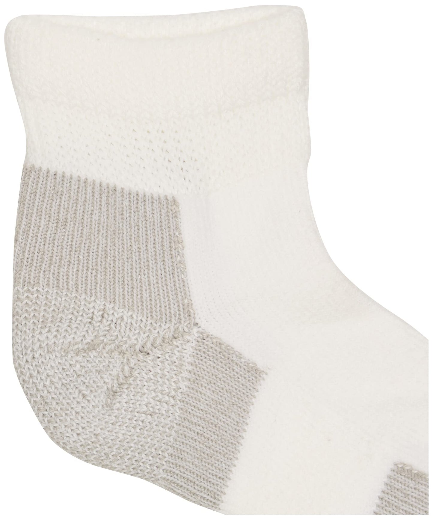 Thorlos Unisex JMX Running Thick Padded Ankle Sock, White (3 Pack), Medium