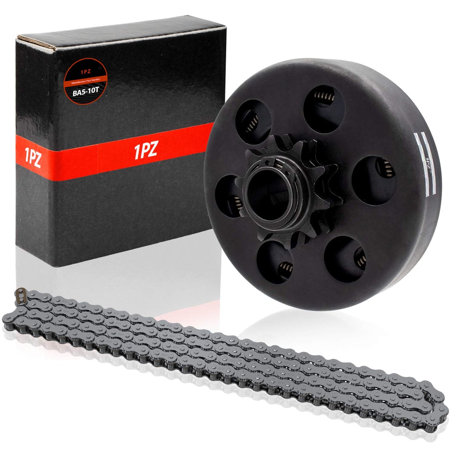 1PZ BA5-10T Centrifugal Clutch 3/4" Bore 10T #40/41/420 Chain for Go Kart Mini Bike Baja MB165 MB200 6.5HP Upgrade