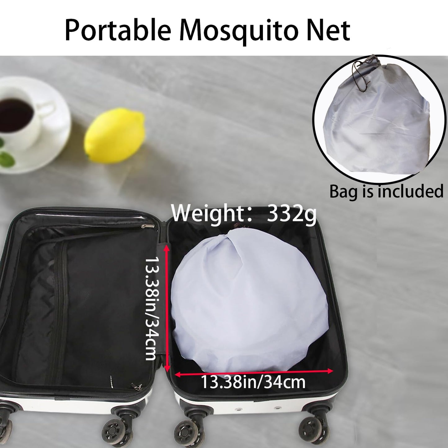 CMINGJ Large Pop Up Mosquito Tent, Portable Foldable Mosquito Net for Bed Camping Travel Patio，Mosquito Net for Adults Baby (78 * 31 * 22inch) (Black Fixed Size)