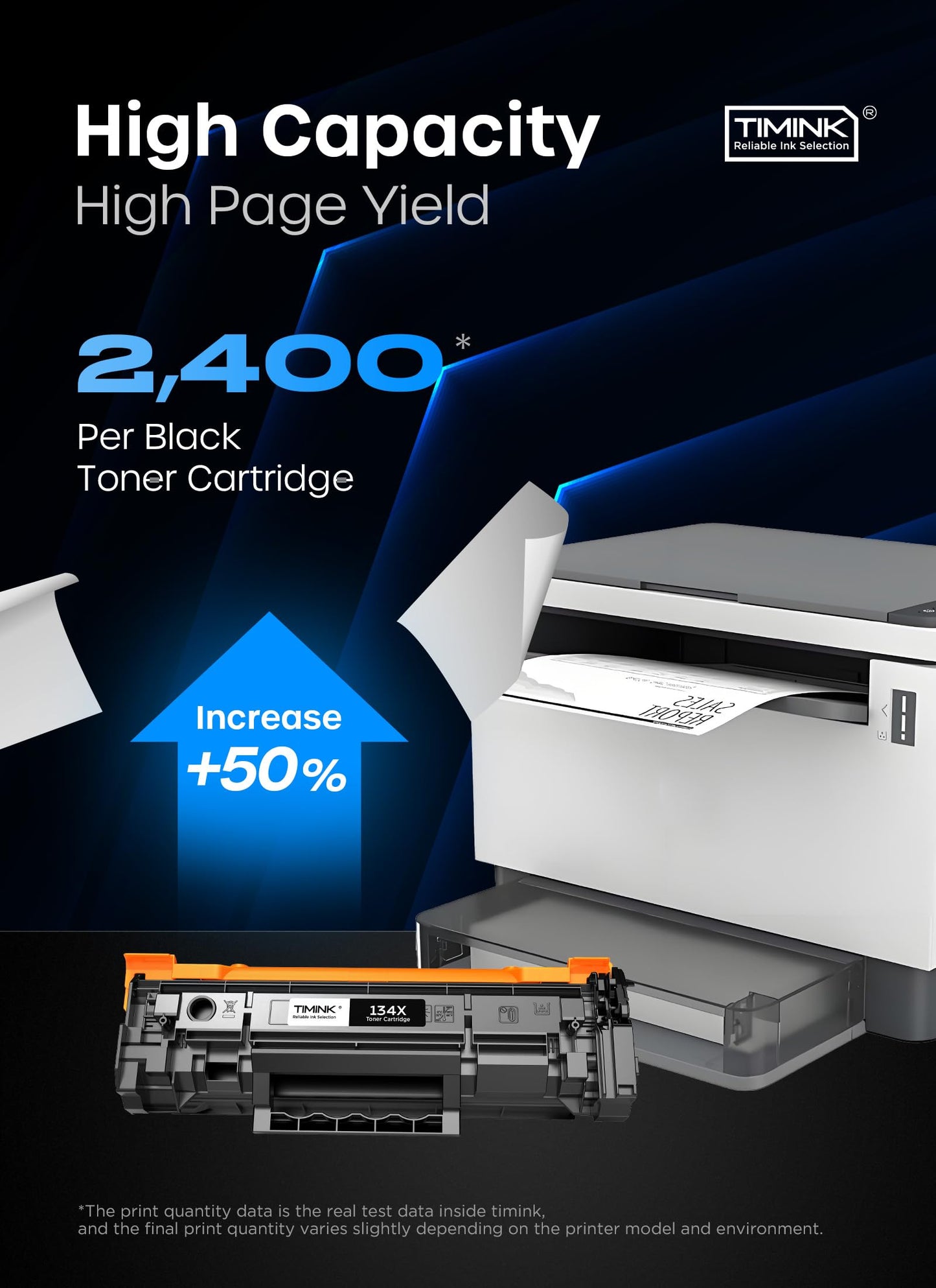 134X Black Toner Cartridges (with Chip) Replacement Compatible for HP 134X W1340X 134A W1340A Toner Cartridges Work with Laserjet M209dw MFP M234dw M234sdw M234sdn Printer (2 Black)