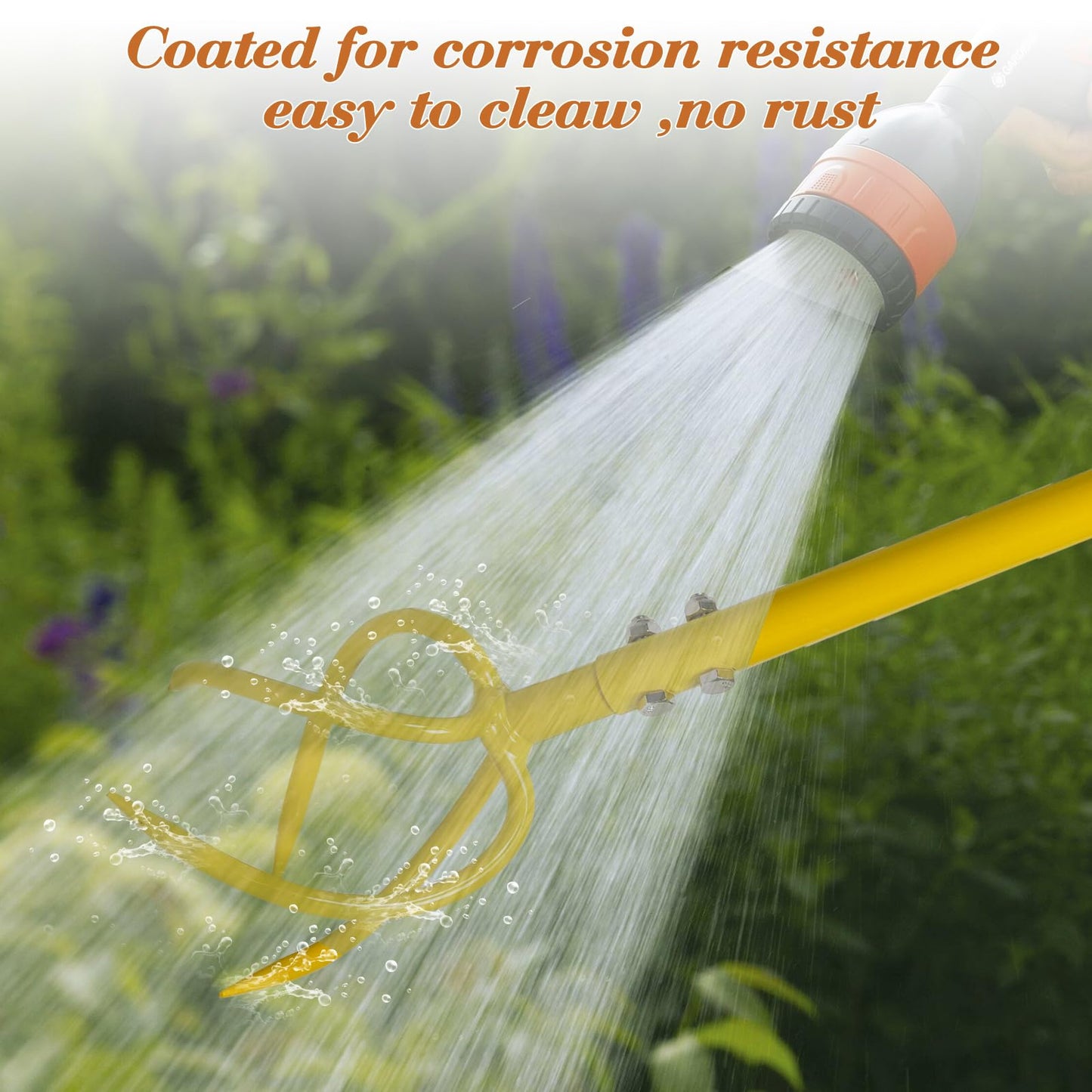 BARAYSTUS Garden Hand Tiller Garden Claw Twist Tiller Cultivator Tiller Soil Lossener Lawn Aerator Areator Loosen, Rototiller, Garden Bed and Plant Box Cultivator, Garden Tools.