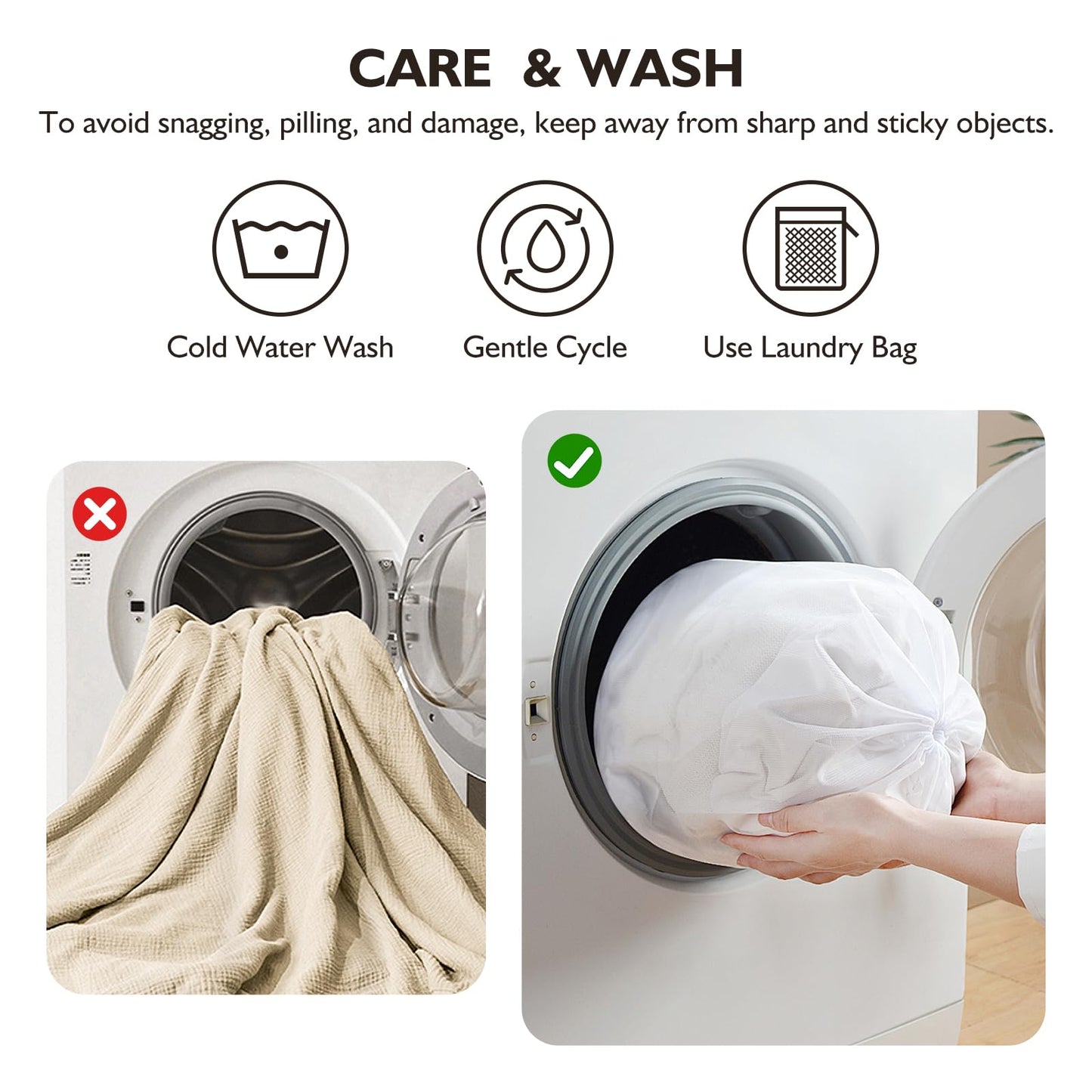 EMME Cotton Throw Blanket Gifts for Women 100% Muslin for Couch Breathable Gauze All Season Soft and Lightweight Pre-Washed（Throw XL 50"x71"）