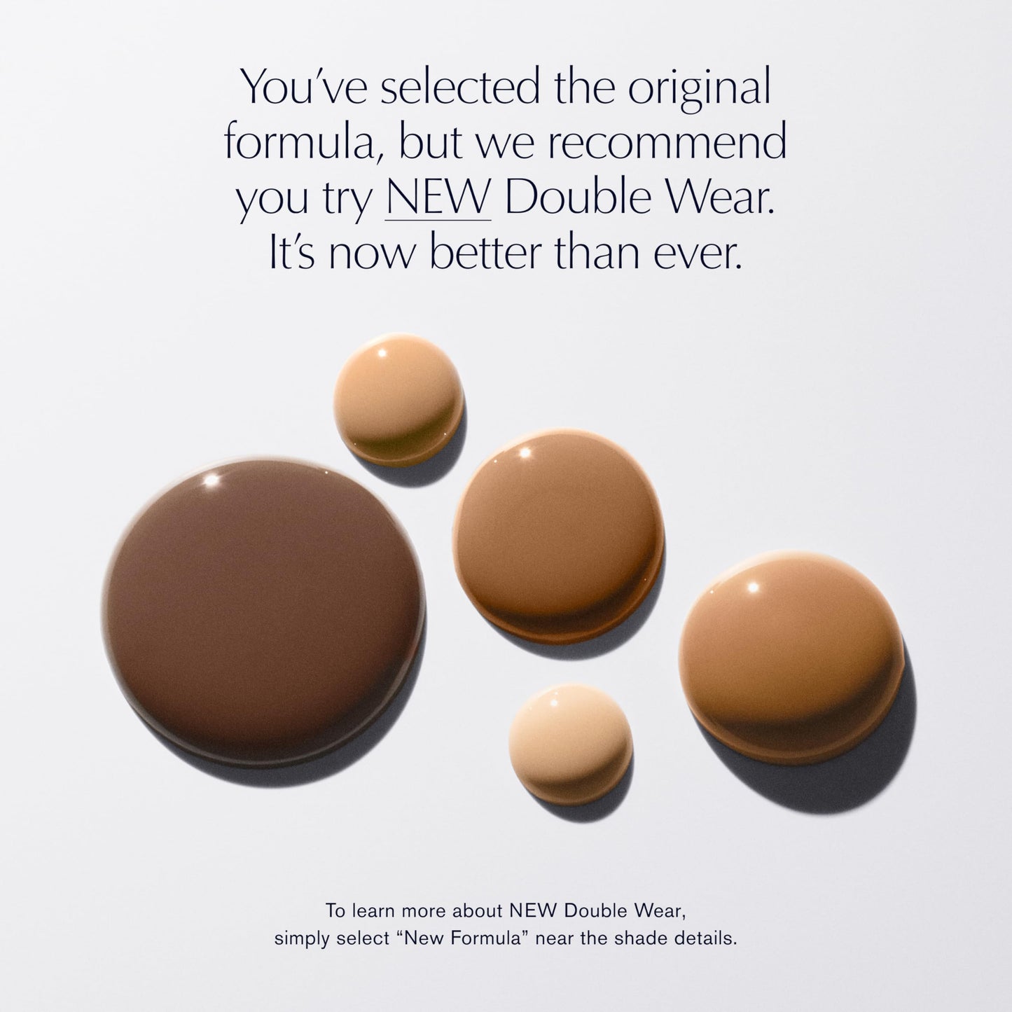Estée Lauder Double Wear Stay-in-Place 24-Hour Long-Wear Matte Foundation, 30 ml, 3W2 Cashew