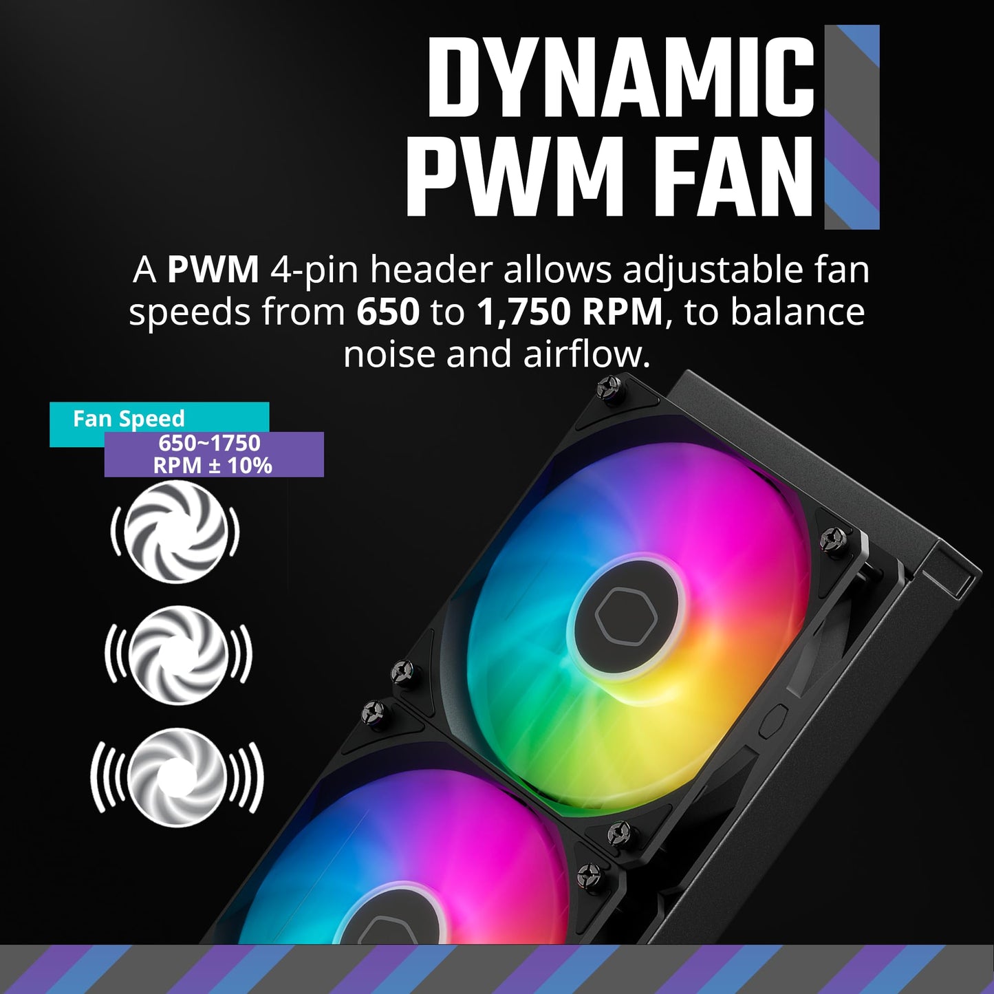 CoolerMaster MasterLiquid 360L Core 240mm Close-Loop AIO Liquid Cooler, ARGB Sync, Gen S Coldplate Pump, 120mm PWM, CryoFuze w/m-k: 14 AMD Ryzen AM5/AM4, Intel LGA1700/1200 (MLW-D36M-A18PZ-R1)