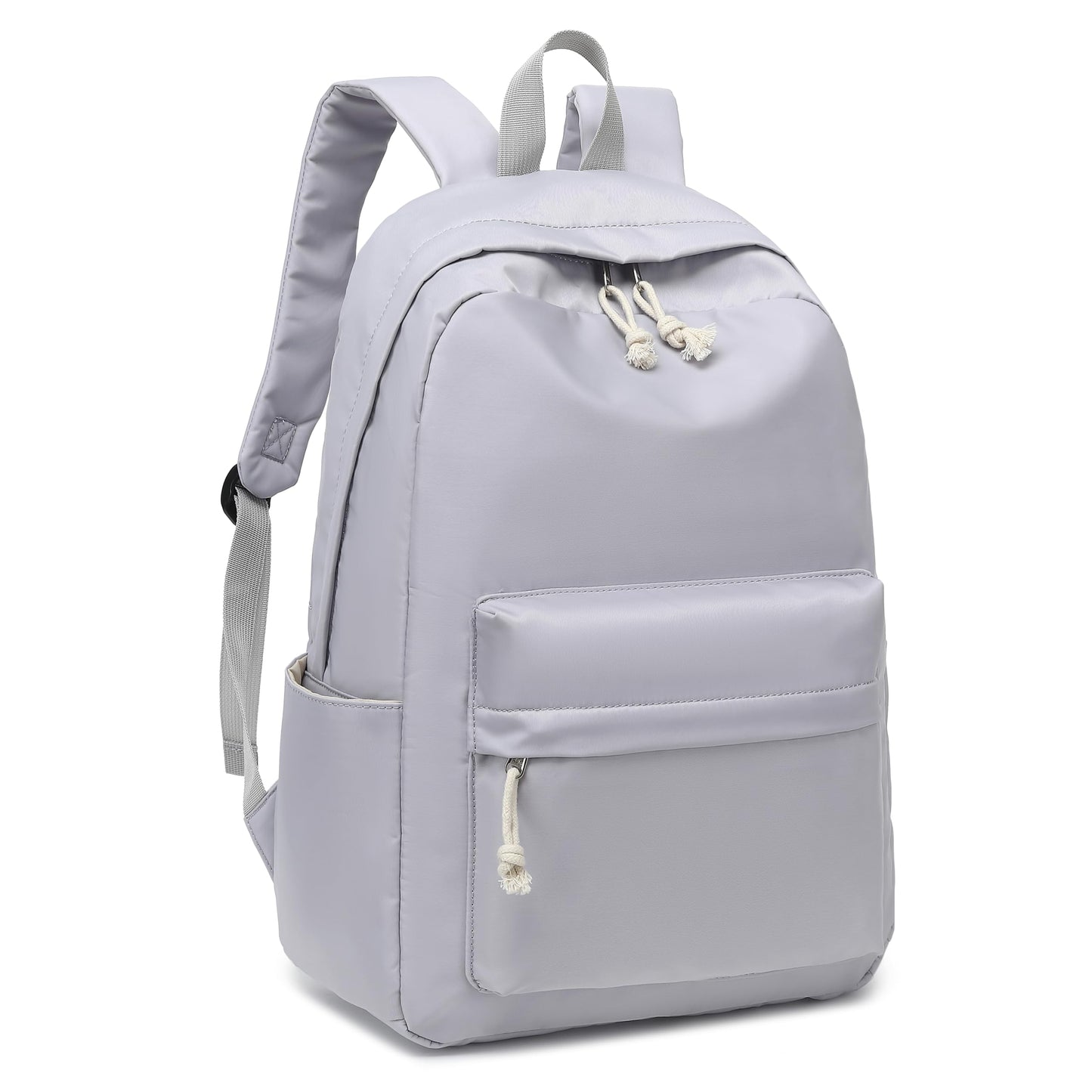 Bluboon School Backpack for Teen Girls Women Laptop Backpack College Bookbags Middle School Travel Work Commuter Back Pack, Grey, 12x17x6.5 inches