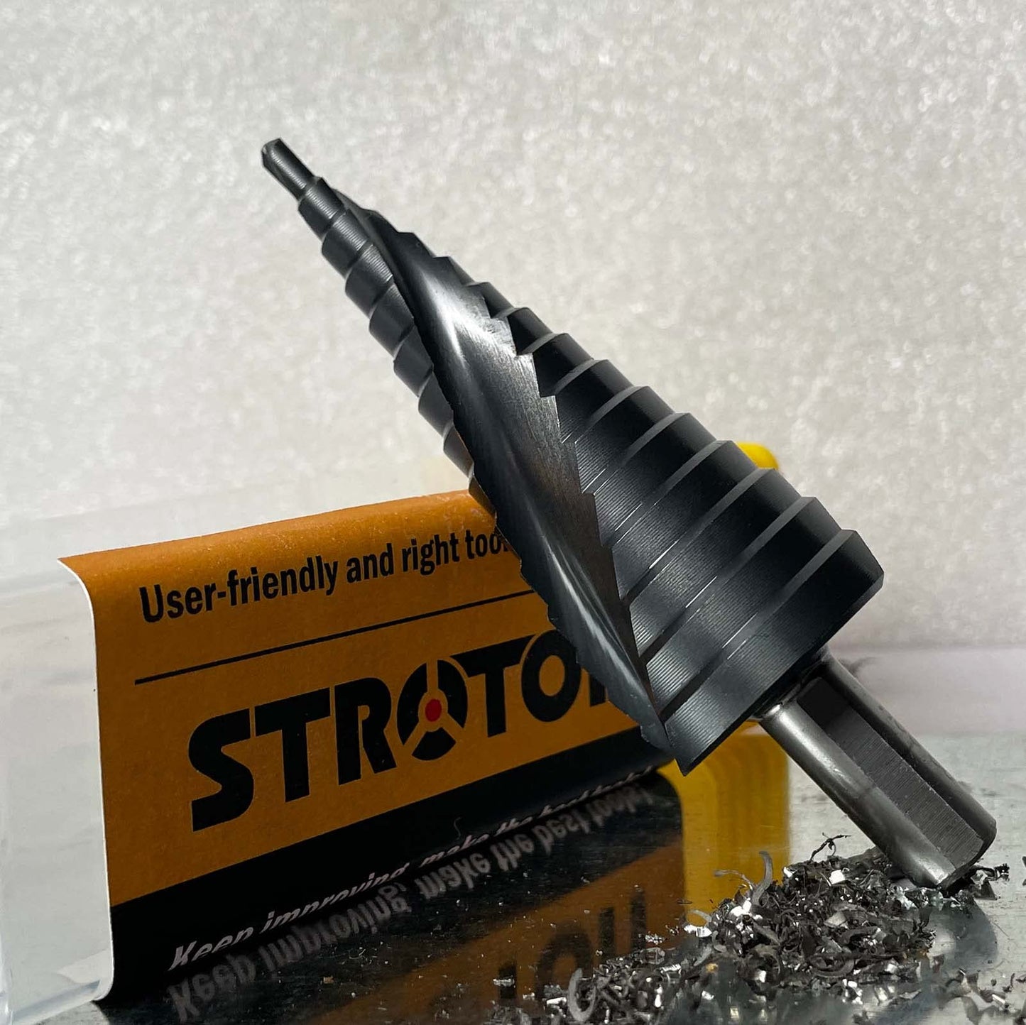 STROTON Metric 5% Cobalt Step Drill Bit for Stainless Steel and Hard Metal (4-32mm/15 Steps)