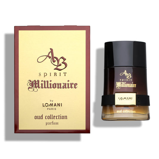 AB Spirit Millionaire Oud Collection by Lomani for Men - 3.3 oz Parfum Spray
