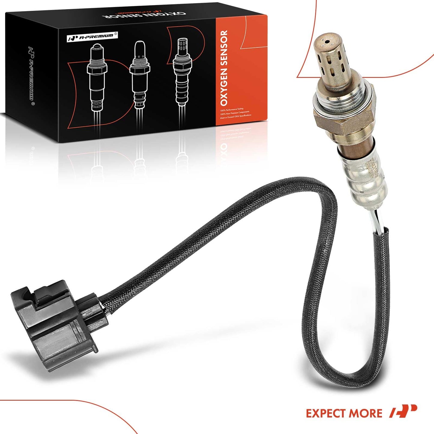 A-Premium O2 Oxygen Sensor Compatible with Chrysler, Dodge, Jeep, Mercedes-Benz, Volkswagen Models - 200, 300, Sebring, Durango, Dakota, Grand Cherokee, Liberty