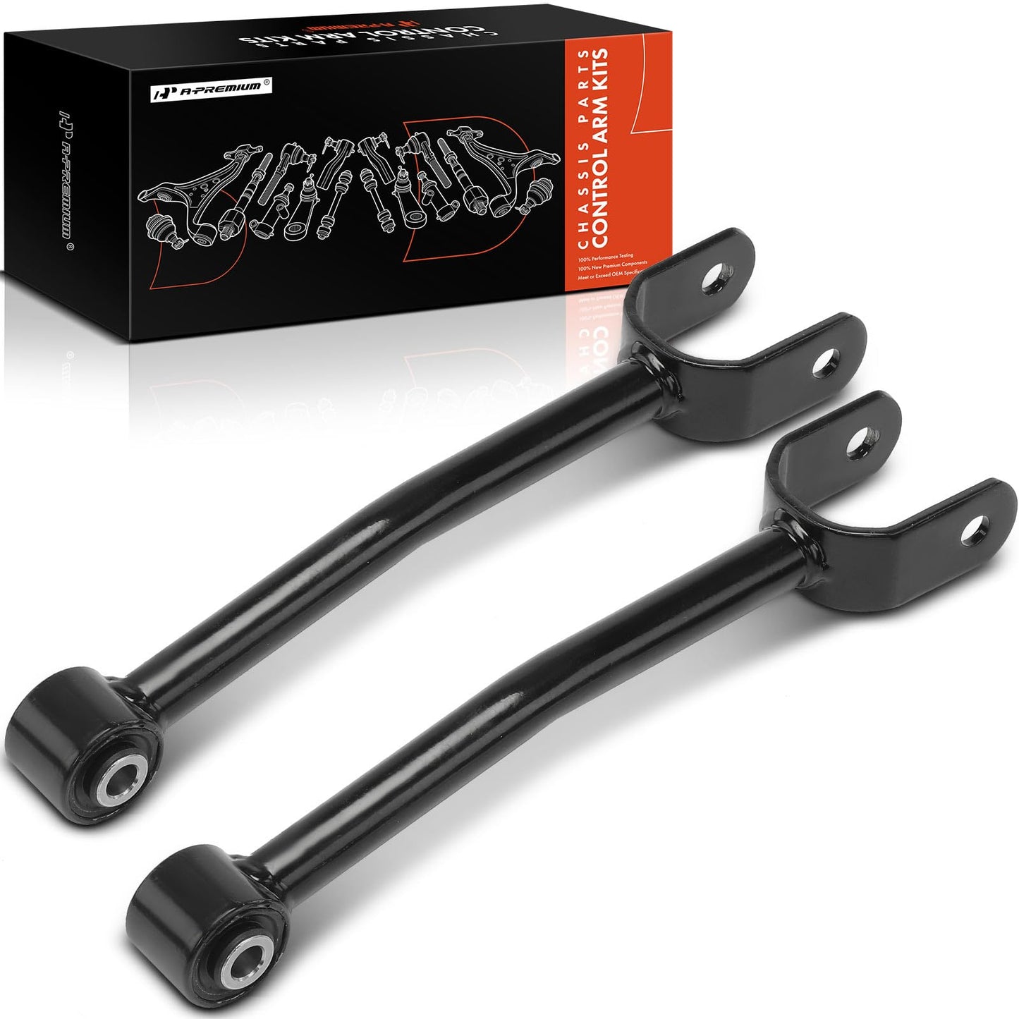 A-Premium 2 x Rear Upper Suspension Control Arm/Lateral Arm, with Bushing, Compatible with Dodge Journey 2011-2019, Avenger 2011-2014 & Chrysler 200 2011-2014