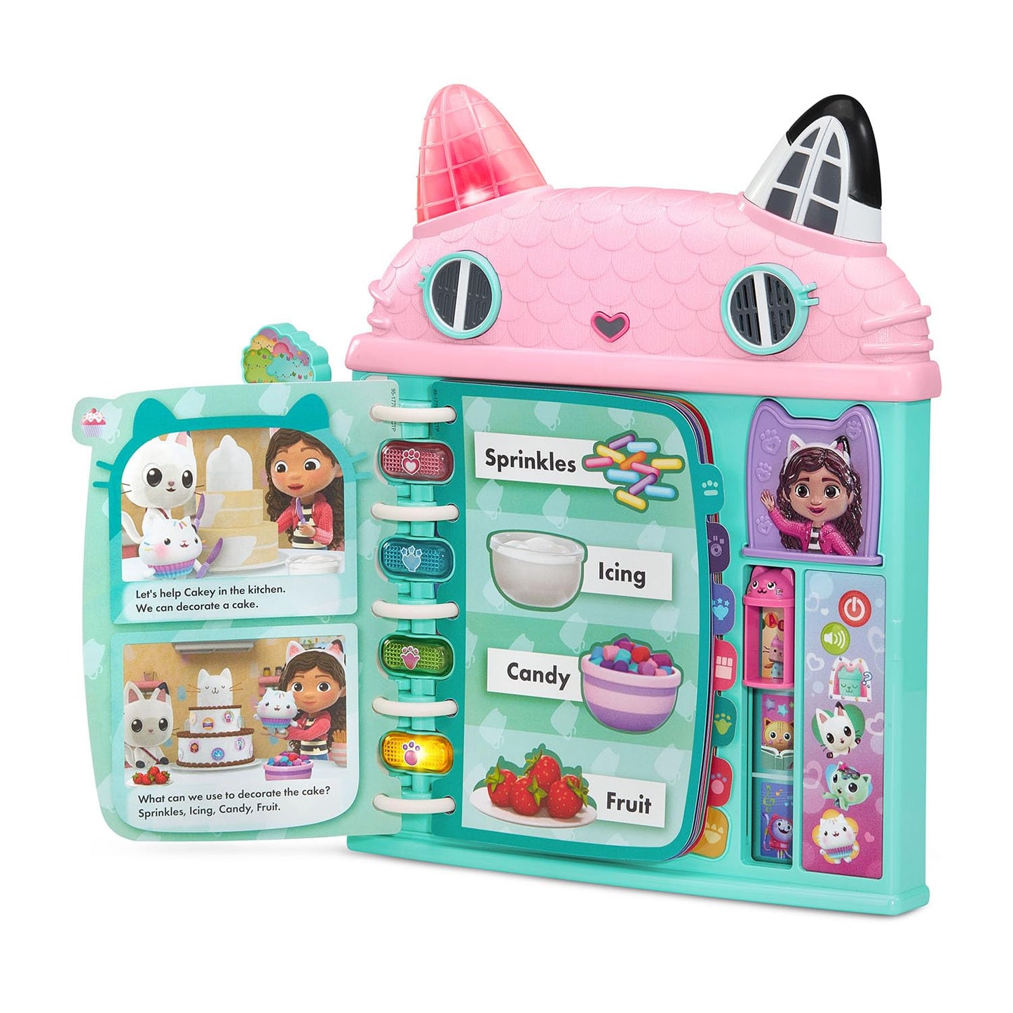 VTech Gabby's Dollhouse Cat-a-Vator Discovery Book (English Version)