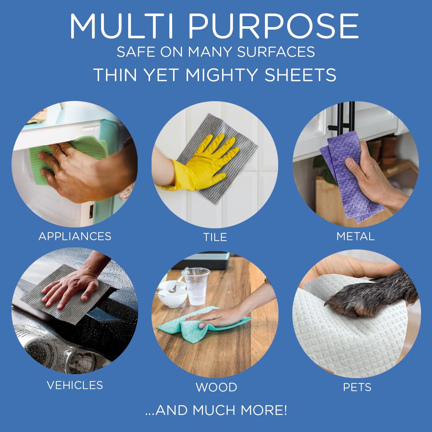 Swedish Dishcloths for Kitchen On a Roll - 30 Sheets, Ultra Absorbent Eco Friendly Cleaning Cellulose Sponge Cloths, Reusable Paper Towels Dishwasher Safe Hand Towels, 10.625" x 9.75" Made In Europe