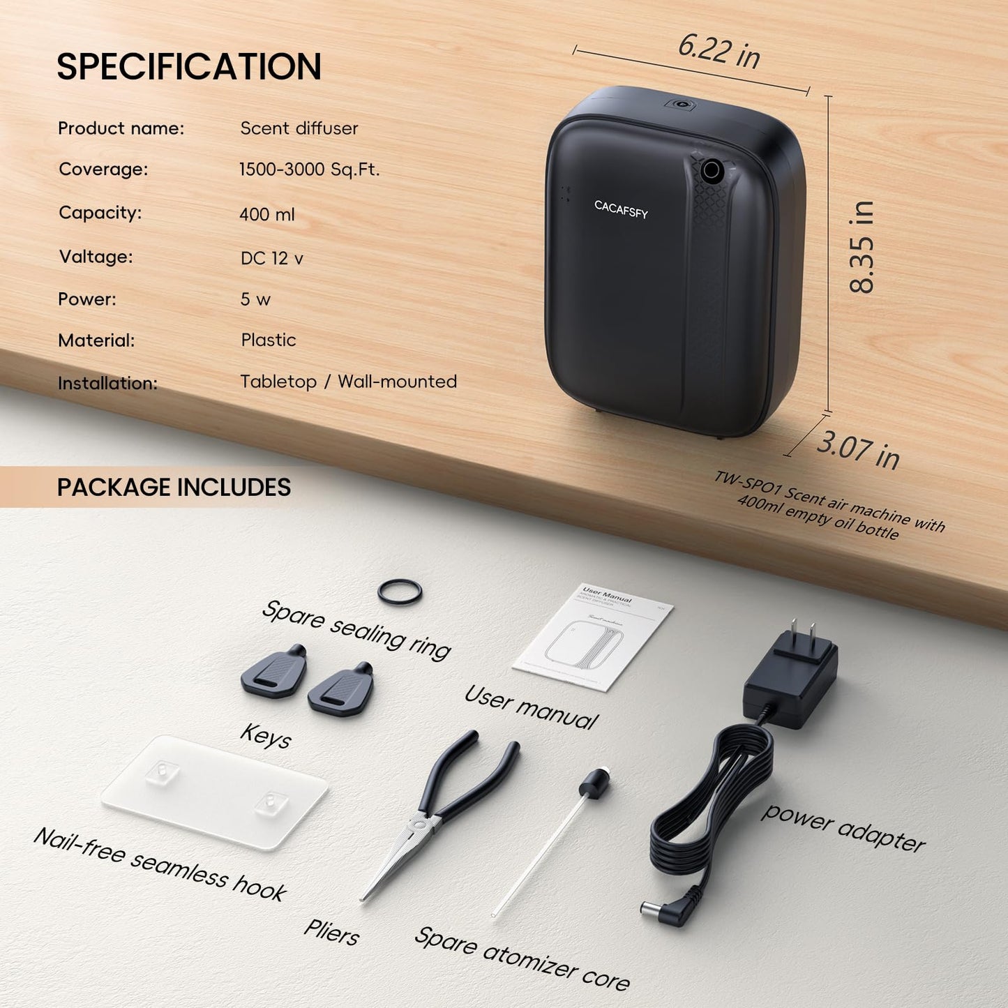 Smart Scent Diffuser for Large Room