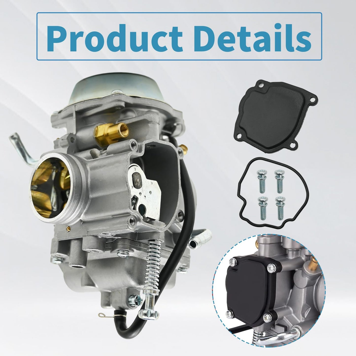SYOWADA Carburetor Replacement For Polaris Magnum 325 330 425 500 Sportsman 450 500 600 700, Carb Replacement For Polaris Xplorer Big Boss Ranger 500