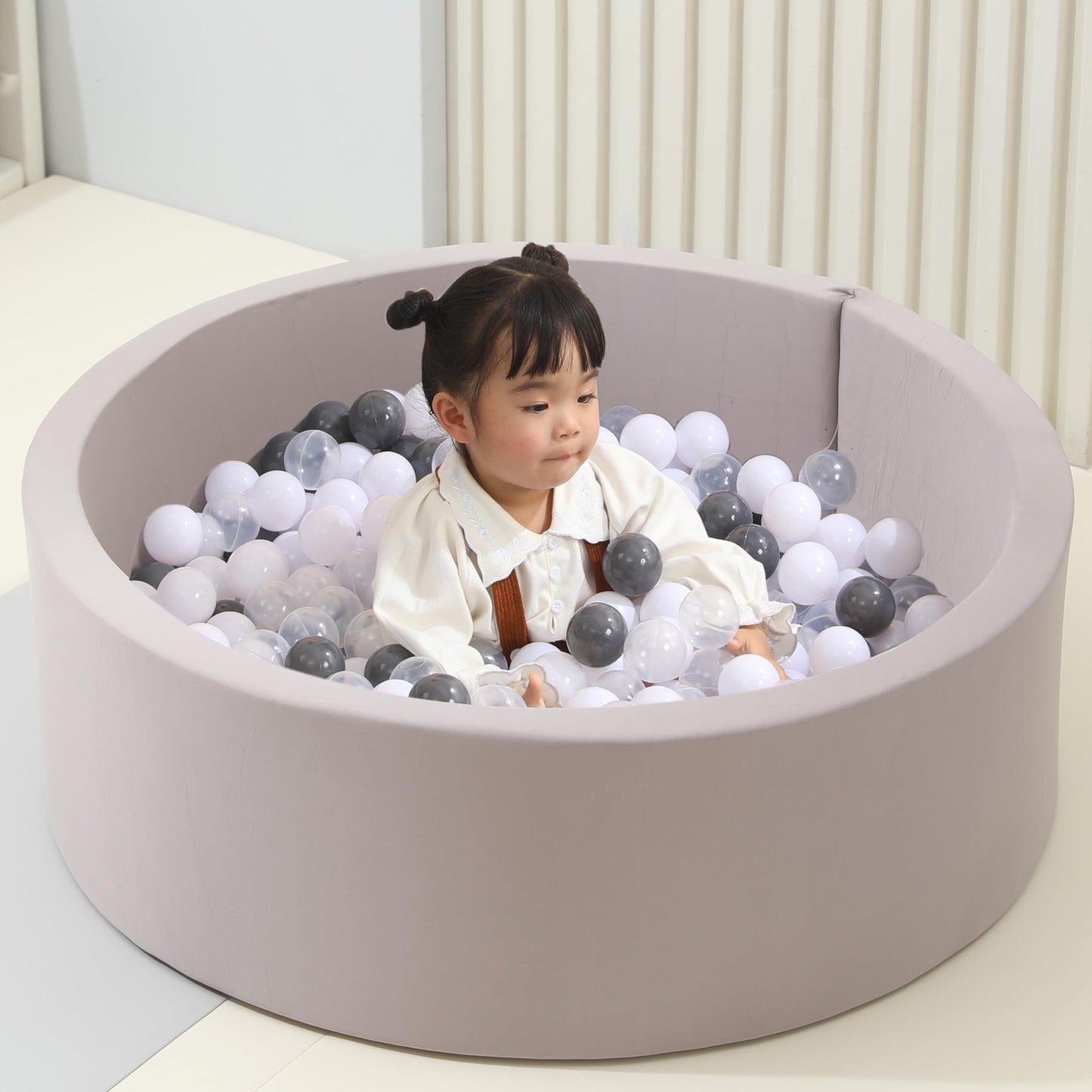 Ball Pits for Toddlers Kids,Children Indoor Play, Soft Memory Foam Sponge Ball Pool, Gift for Birthday, Foam Ball Pit for Grils Boys