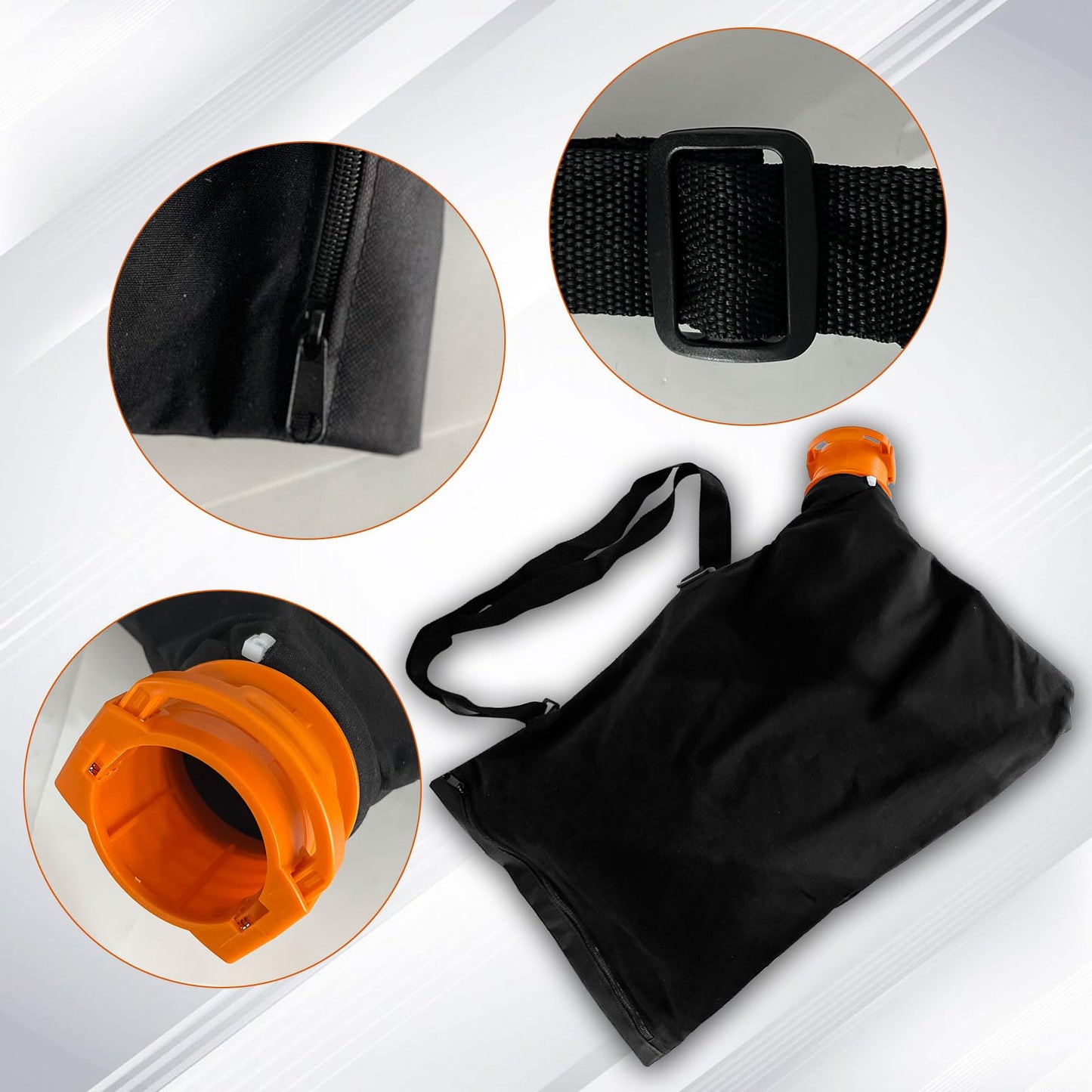 2 PCS 50026858 Leaf Blower Vacuum Bag Replacement Model WG502 WG508 WG505 WG509 WG500 WG501 Leaf Collection Bag WGBAG500 Bag Replacemen