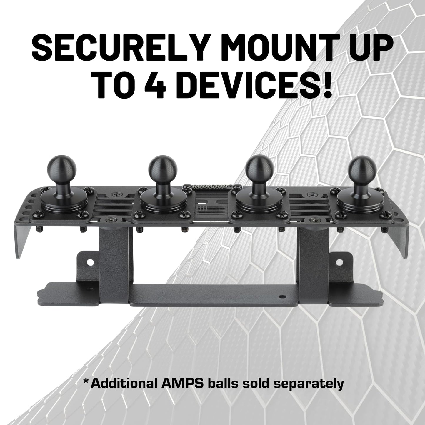 Bulletpoint RubiGrid Metal Dash Mount Phone Holder Compatible with 2023+ Chevrolet Colorado & GMC Canyon