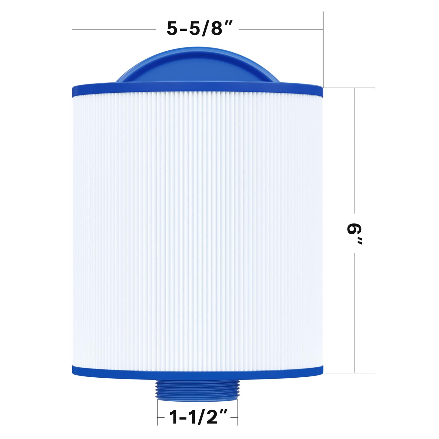 Cryspool 05014 Filter Compatible with 5CH-25, PMAX25P4, PTL20W-SV-P4, 108868, SD-00798, 25 Sq. Ft Spa Filter Cartridge, 2 Pack