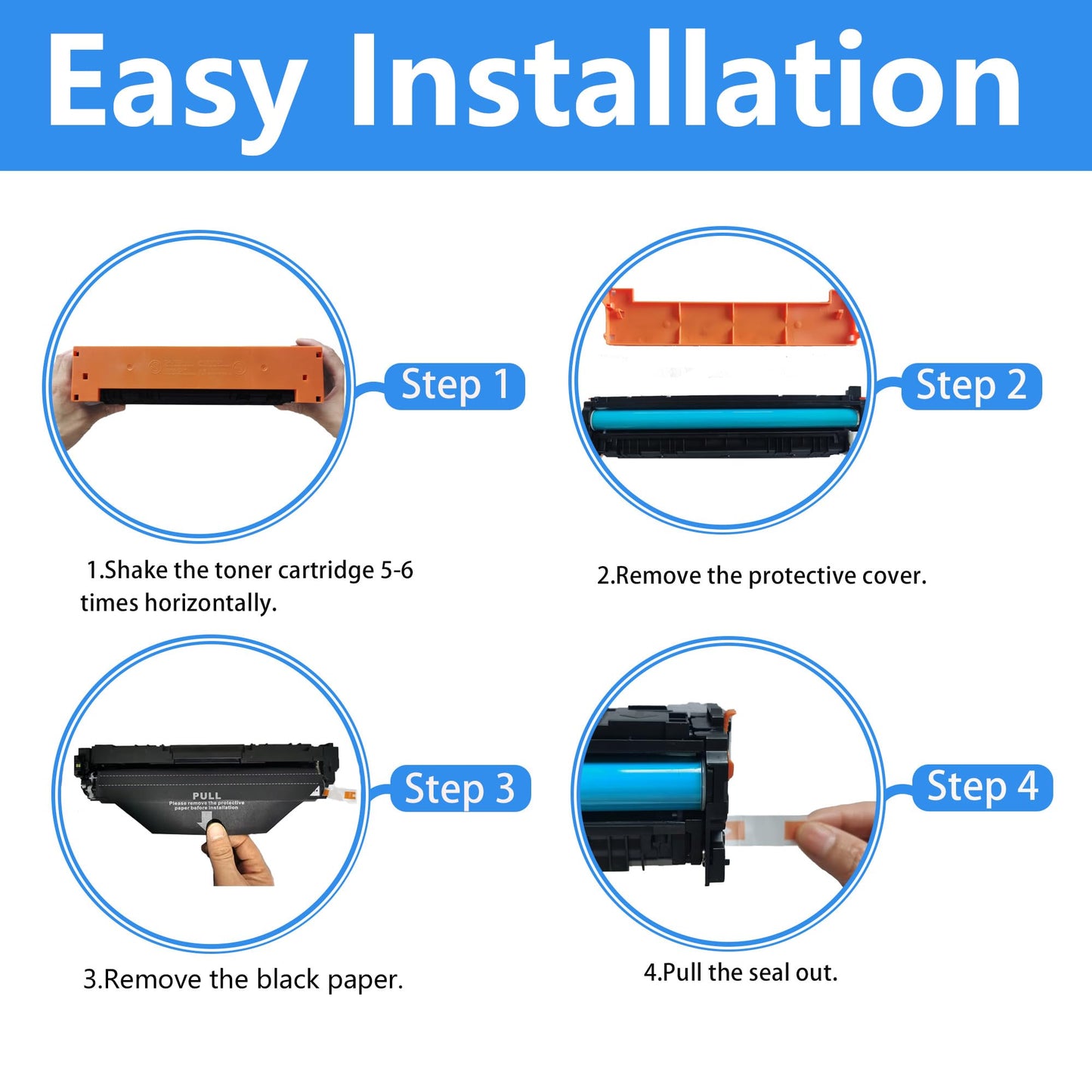 LCL Compatible Toner Cartridge for HP 204A CF510A (2-Pack Black) for HP Color LaserJet Pro M154 M154NW MFP M180 M180n M180nw MFP M181 M181 M181FW Printer M180fw M154a