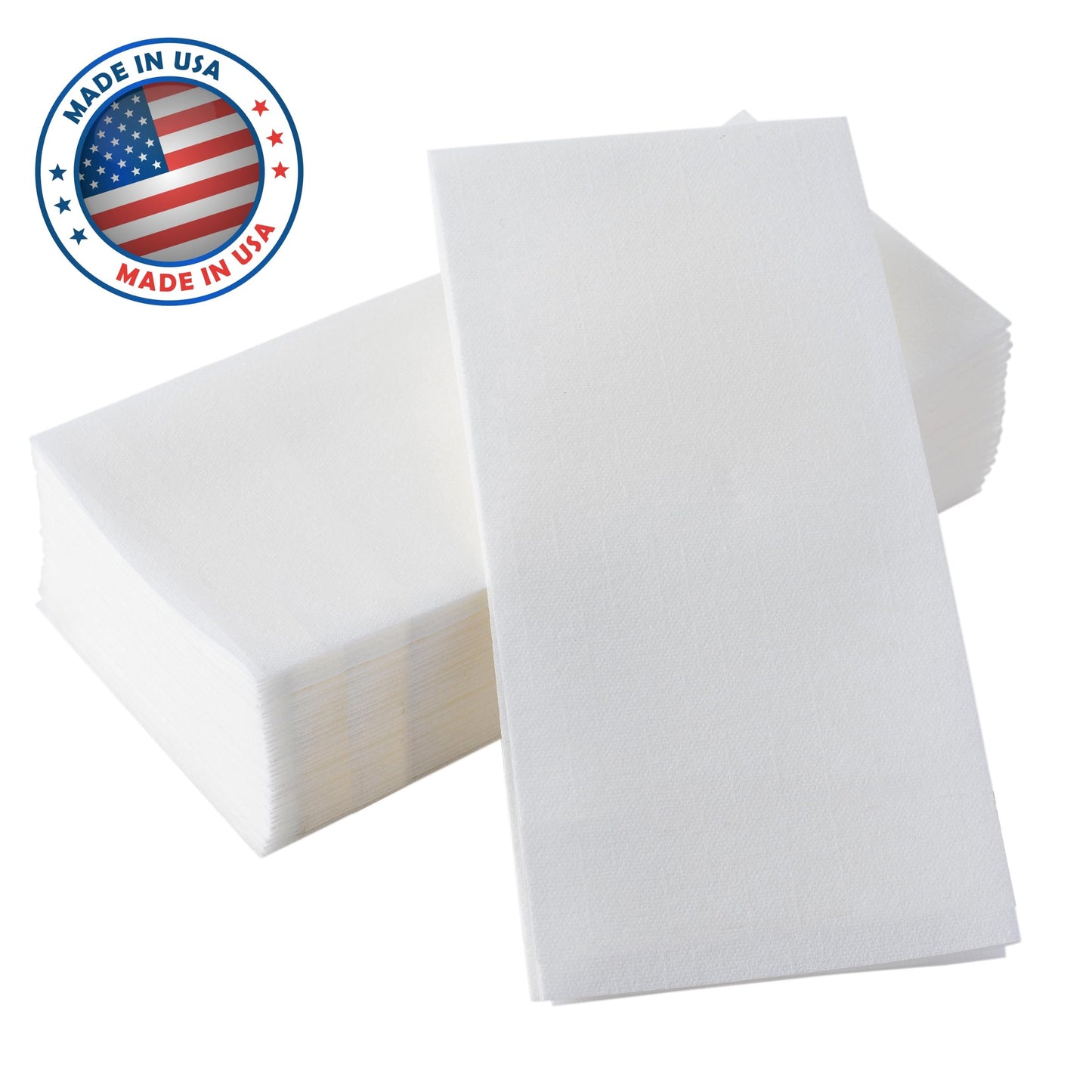 100-pack BloominGoods Linen-Feel Dinner Napkins (17" x 17") | Disposable Cloth-Like Paper | Soft, Absorbent Guest Towels For Kitchen, Bathroom, Parties, Weddings, Dinners, Events - Made In USA.