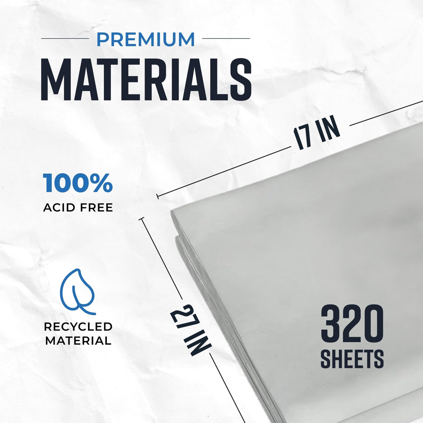 Bryco Goods Newsprint Packing Paper Sheets For Moving - 10lb - 320 Sheets of Newspaper Paper - Shipping Supplies - 27" x 17" - Wrapping and Protecting Fragile Items