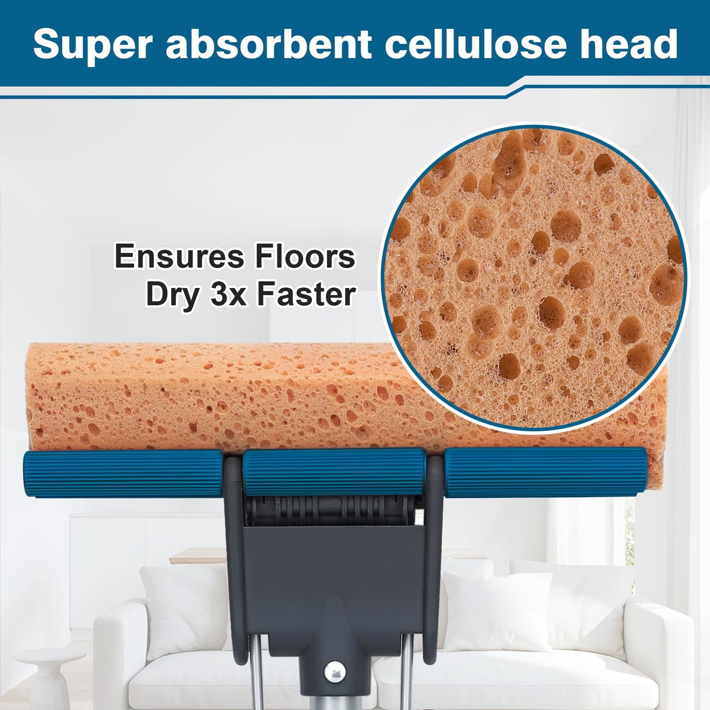 Sponge mops for Floor Cleaning squeezee