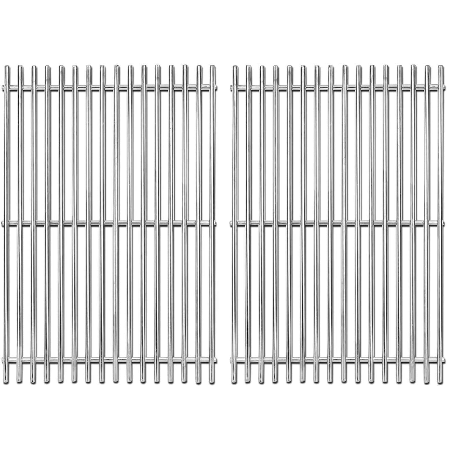 7638 Cooking Grid Grate for Weber Spirit E-310 E-320 S-310 300 Series Spirit II E-310 SP320 Spirit 700 Genesis Silver B/C, Genesis Gold B/C 46510001 47510001 45010001 49010001(2 Pack,Stainless Steel)