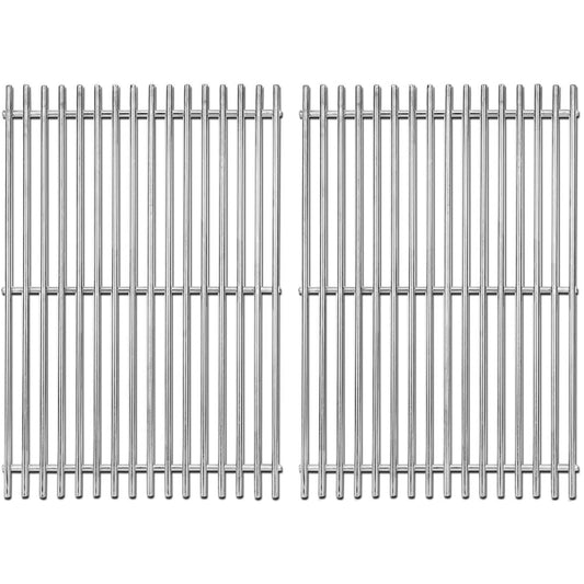 7638 Cooking Grid Grate for Weber Spirit E-310 E-320 S-310 300 Series Spirit II E-310 SP320 Spirit 700 Genesis Silver B/C, Genesis Gold B/C 46510001 47510001 45010001 49010001(2 Pack,Stainless Steel)