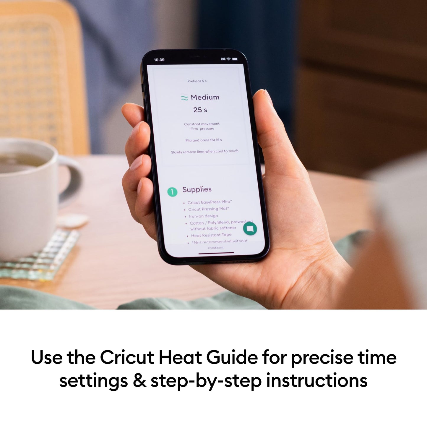 Cricut EasyPress Mini™ LT - Blue - Mini Heat Press for Pressing Shoes, Baby Clothes, T-Shirts, & More - Easy to Use with a Single Setting - Precision Tip - Compact & Portable Mini Iron