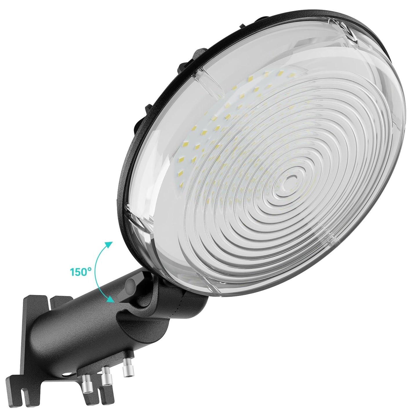 LED Barn Light, 150W Dusk to Dawn LED Outdoor Light with 20000LM 6500K Daylight, IP66 Waterproof Security Exterior Street Light with 150°Adjustable Angle, Ultra-Bright & Easy to Install