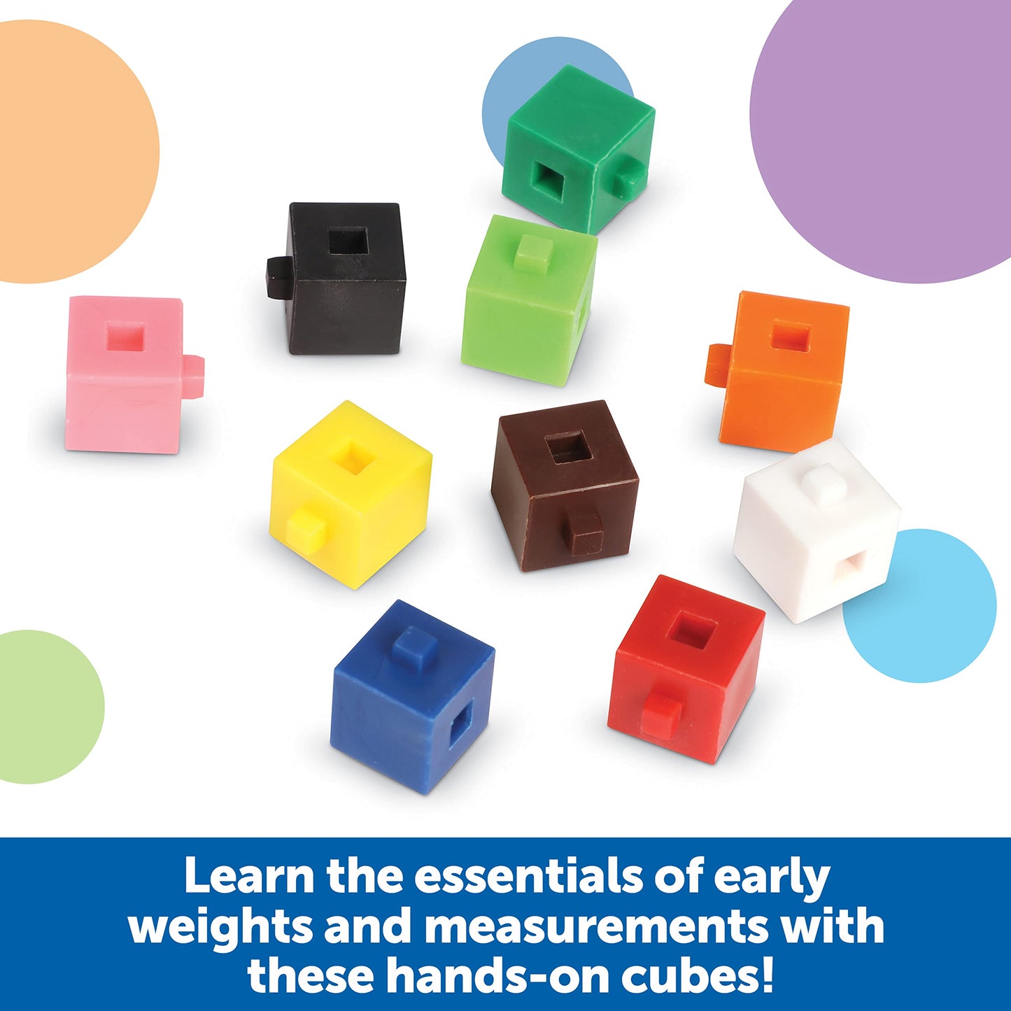 Learning Resources LER0305 Interlocking Gram Unit Cubes