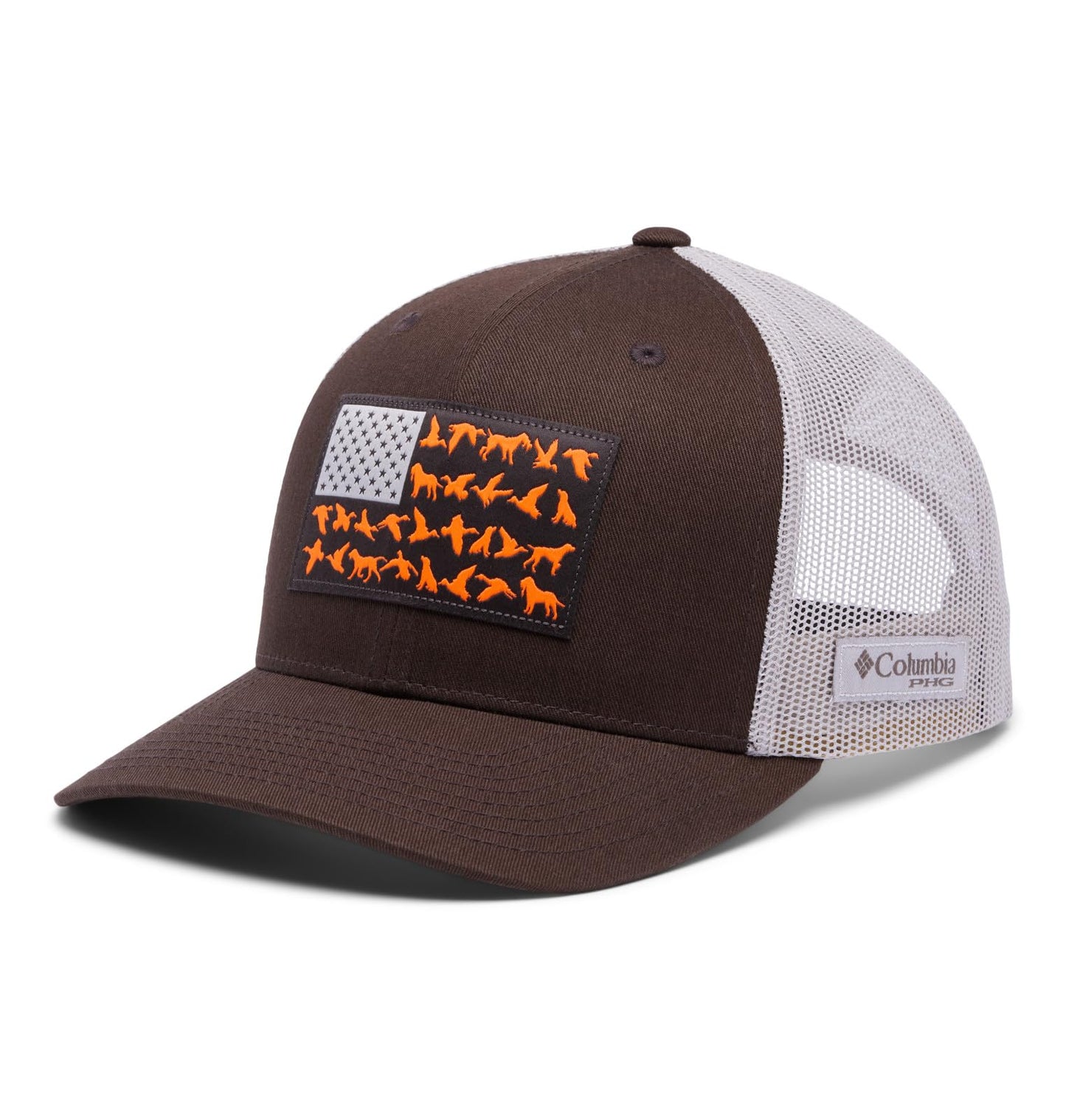 Columbia Unisex PHG Game Flag Mesh Snap Back, Cordovan, One Size