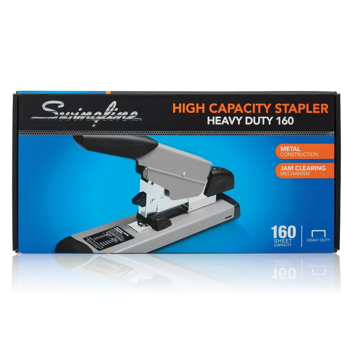 Swingline Heavy Duty Stapler, 160 Sheets, Black/Gray (S7039005)