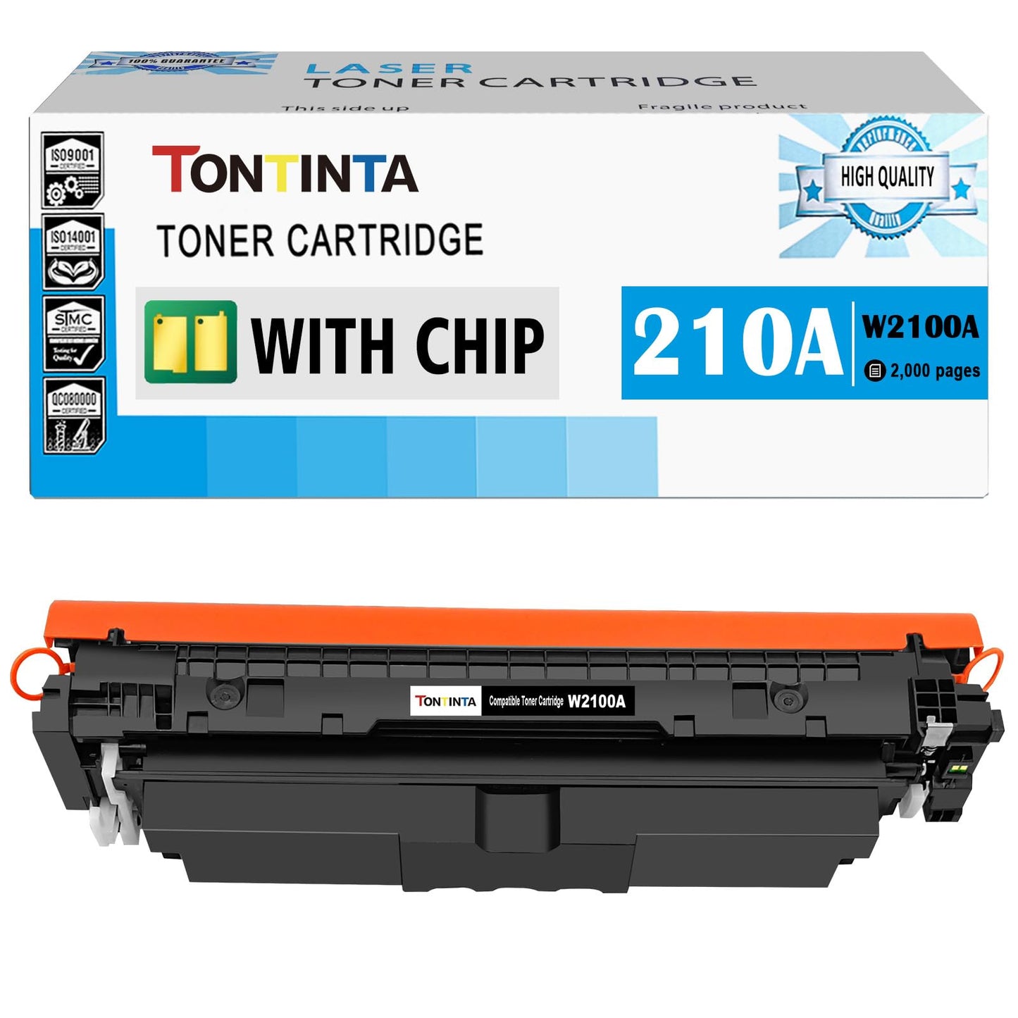 210A W2100A Compatible Toner Cartridge with Chip Standard Capacity 2000 Pages Black for 4201 4201dw 4201dn MFP 4301 4301dw 4301fdw 4301fdn Printer
