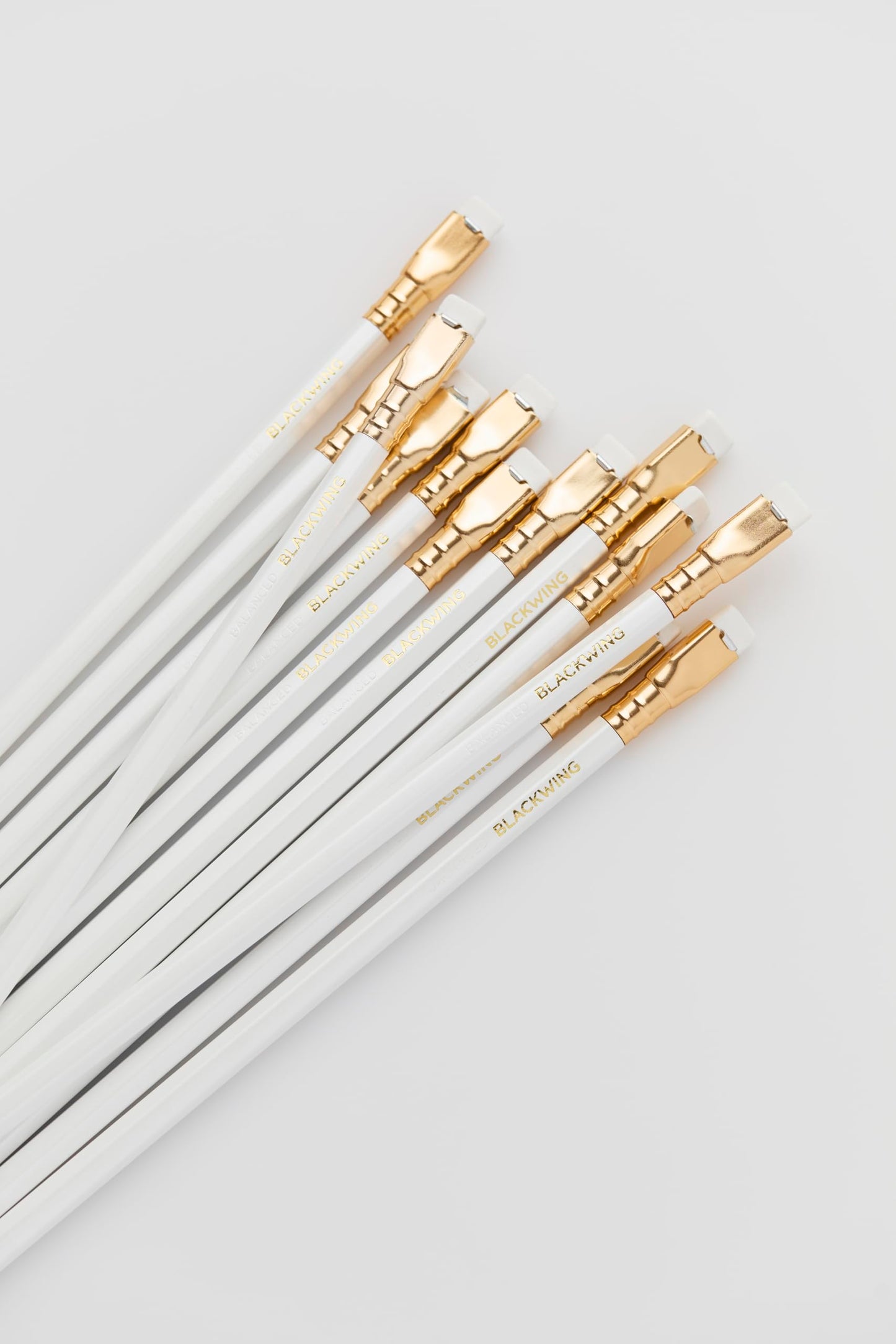 Blackwing Pearl Pencils - 12 Count, Incense-cedar, Premium Japanese Graphite, Pearlescent White, Balanced Lead, Great for Journaling and Writing