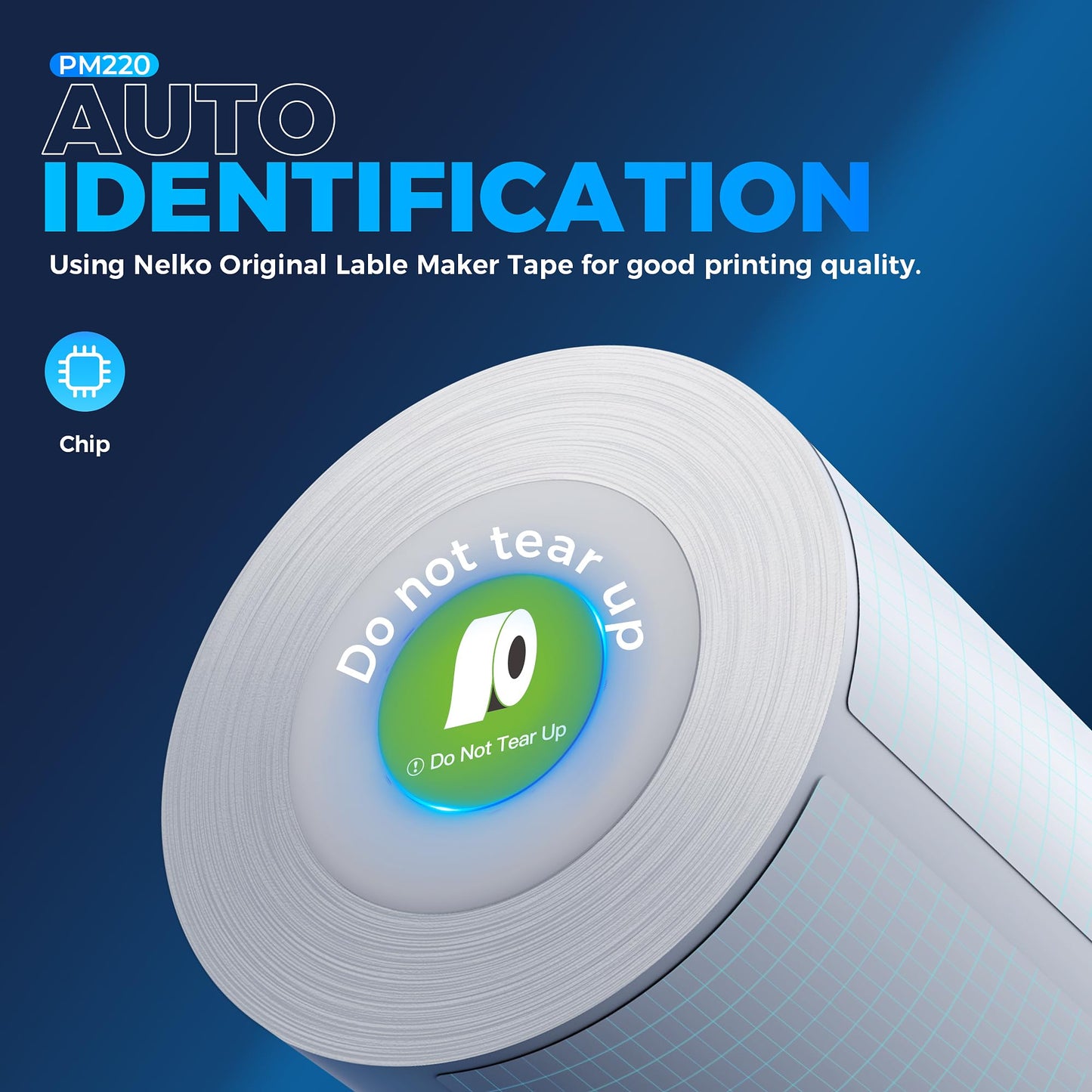 Label Maker Machine with Tape, PM220 Bluethooth Label Printer, 2 Inch Portable Thermal Printer for Small Business, Address, Logo, Clothing, Mailing, Sticker Printer for Phones & PC, White