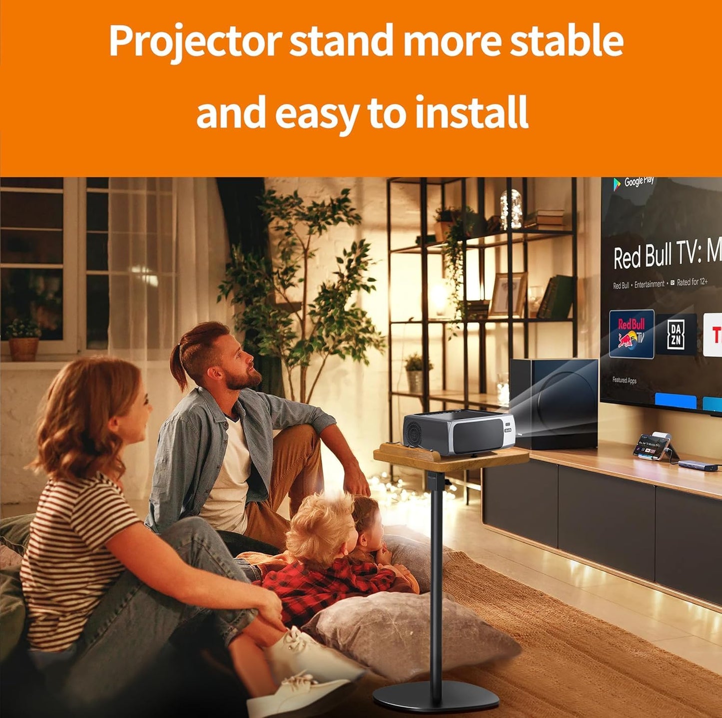 Adjustable Floor Book Stand, Portable Standing Book Stand for Reading, Height Adjustable (56cm-130cm), Wooden Music Stand for Music Sheets, Books, Recipes, Tablets, Laptops
