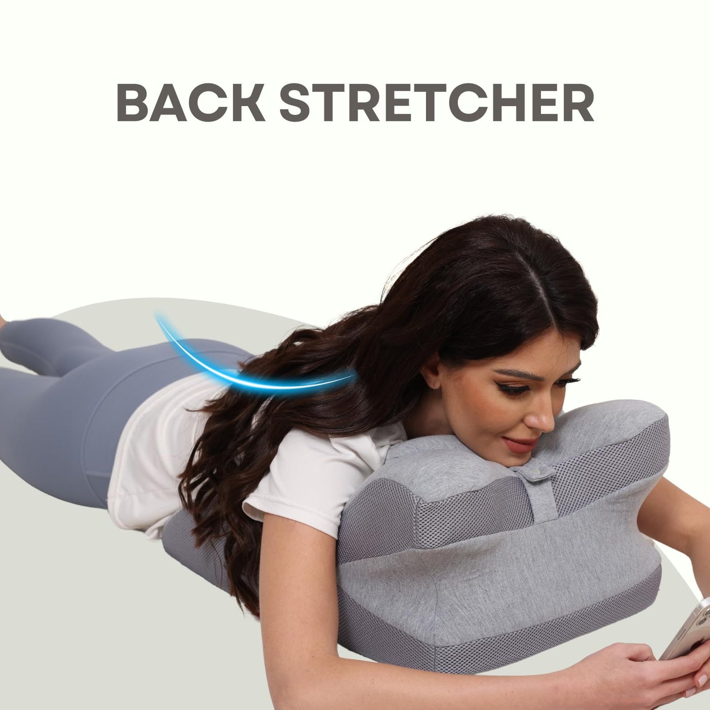 Bed Wedge Pillow, Supportive Memory Foam Pillow for Back, Neck, Leg Support, Acid Reflux, Versatile Usage 50D Memory Foam Machine Washable Cover