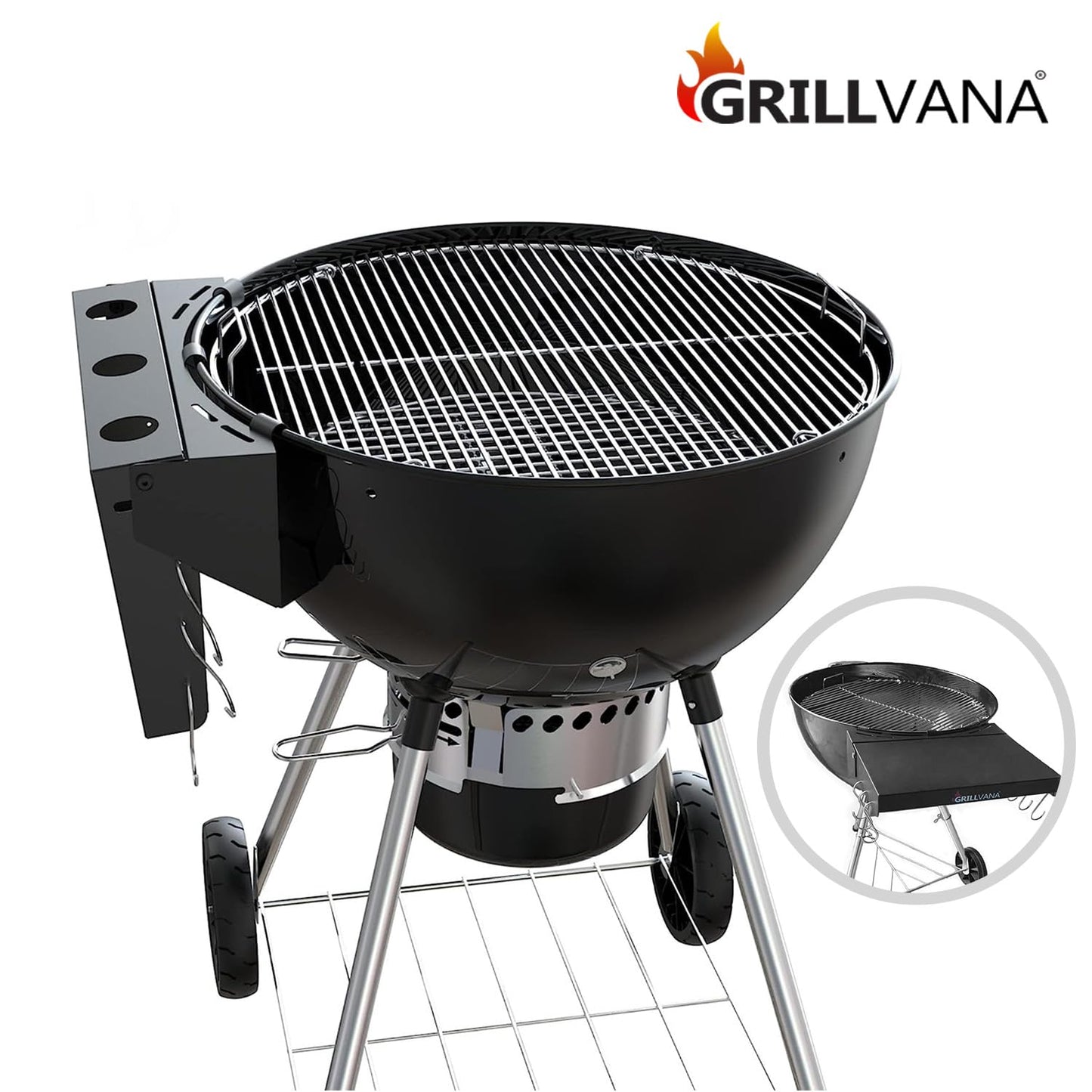 GRILLVANA Kettle-Pro Foldable Side Table