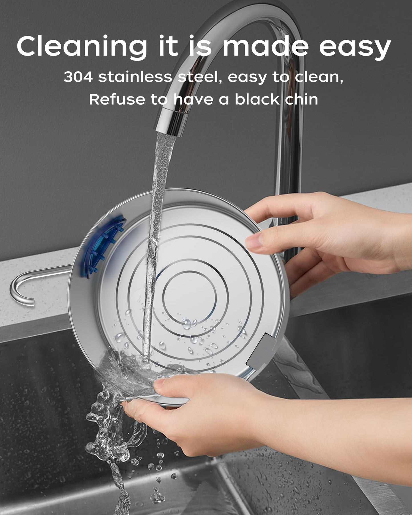 Cat Water Fountain,108oz/3.2L Indoor Pet Fountain,Automatic Stainless Steel Cat Fountain Quiet Pump Dog Water Dispenser Includes 4 Filters and 4 Sponges