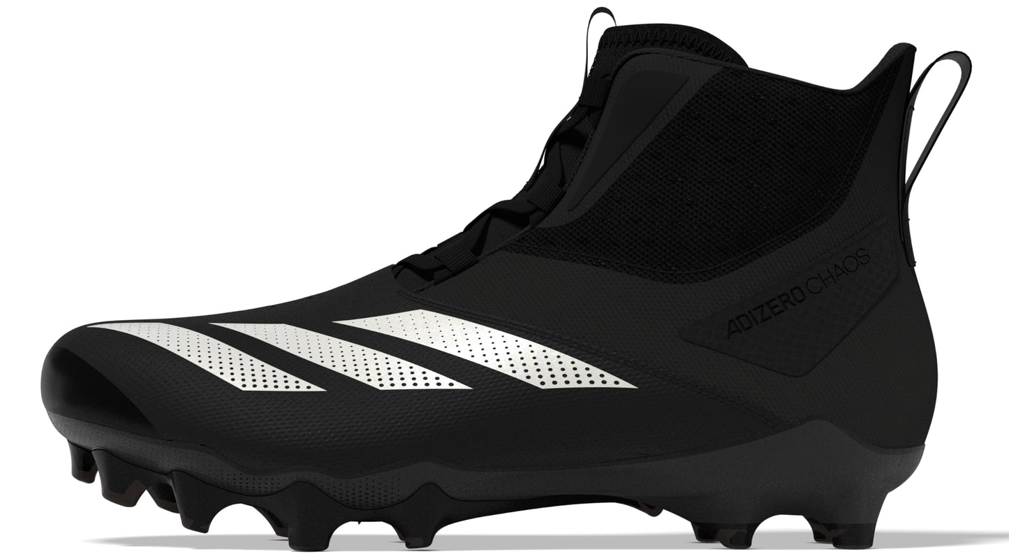 adidas Unisex-Adult Adizero Chaos American Football,Black/White/Black,9